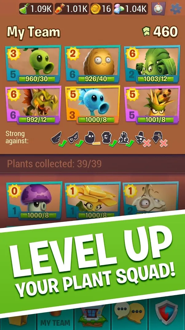 Plants vs. Zombies™ 3 v28.0.21 APK Мод (Много денег) Screenshot 2