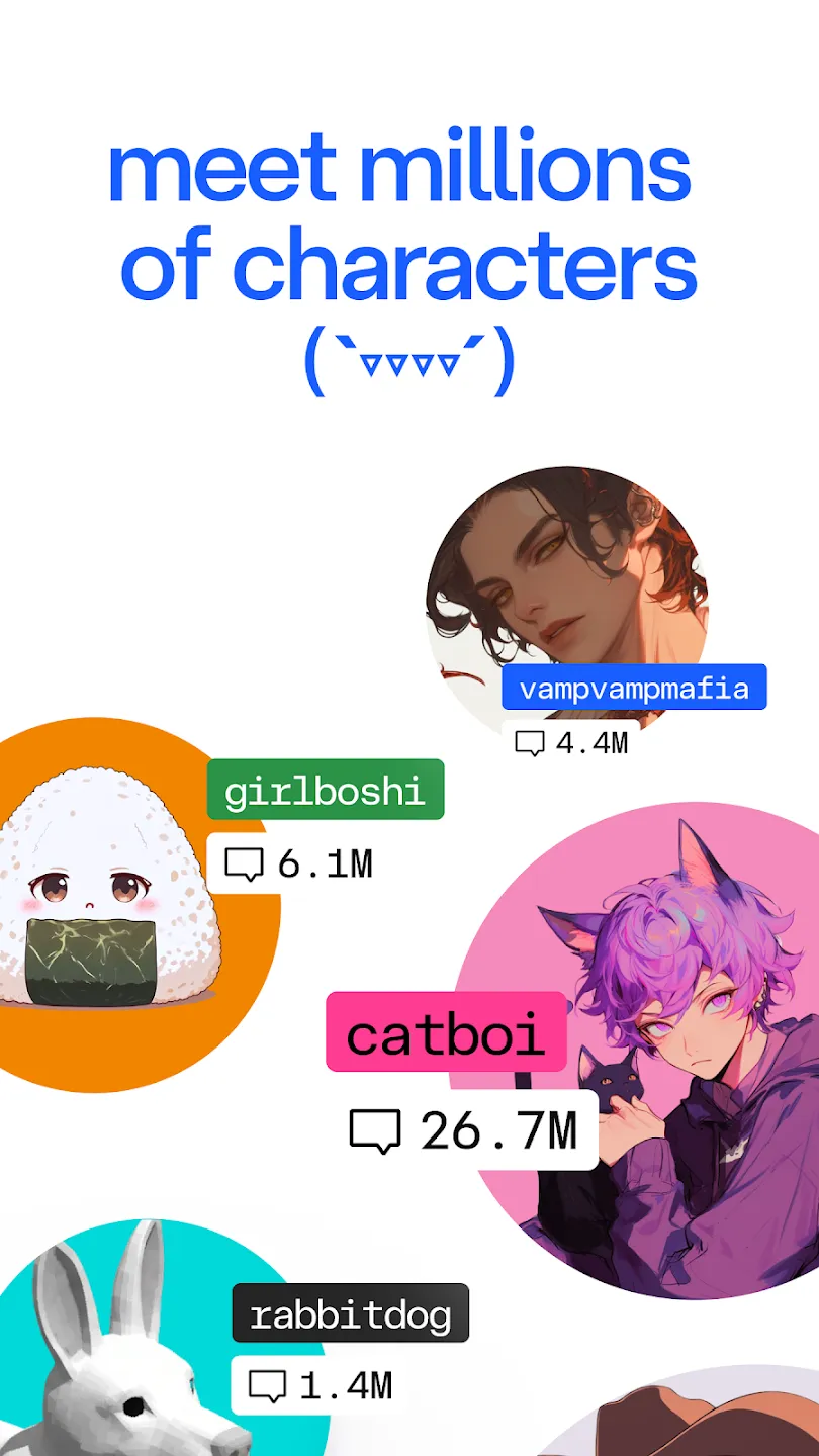 Character AI v1.16.1 APK Мод (Всё открыто, Premium) Screenshot 3