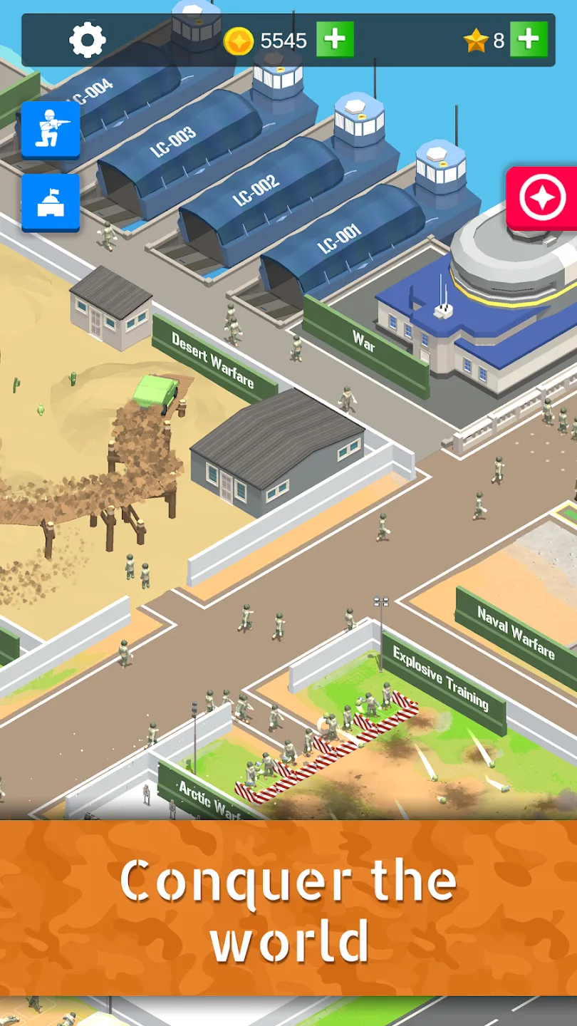 Idle Army Base v3.6.1 APK Мод (Много денег) Screenshot 4 Idle Army Base v3.6.1 APK Мод (Много денег) Screenshot 4