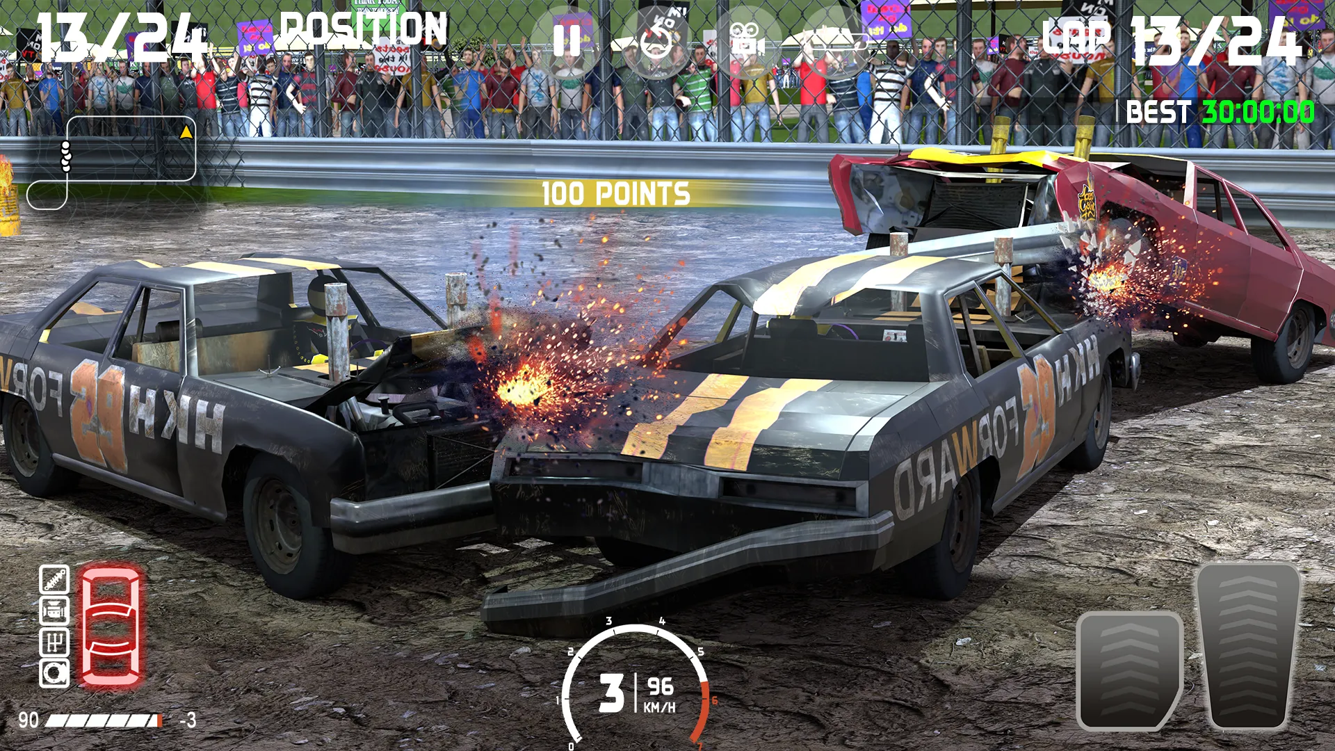 Demolition Derby: Car Games [мод: много денег] Screenshot 5