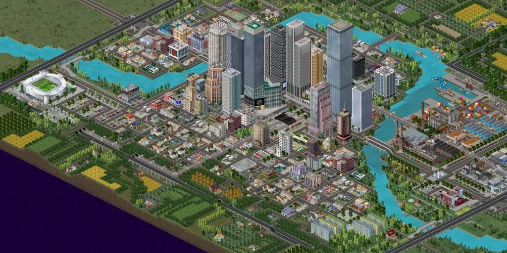 TheoTown - городской симулятор v1.12.65a APK Мод (Много бриллиантов) Screenshot 1