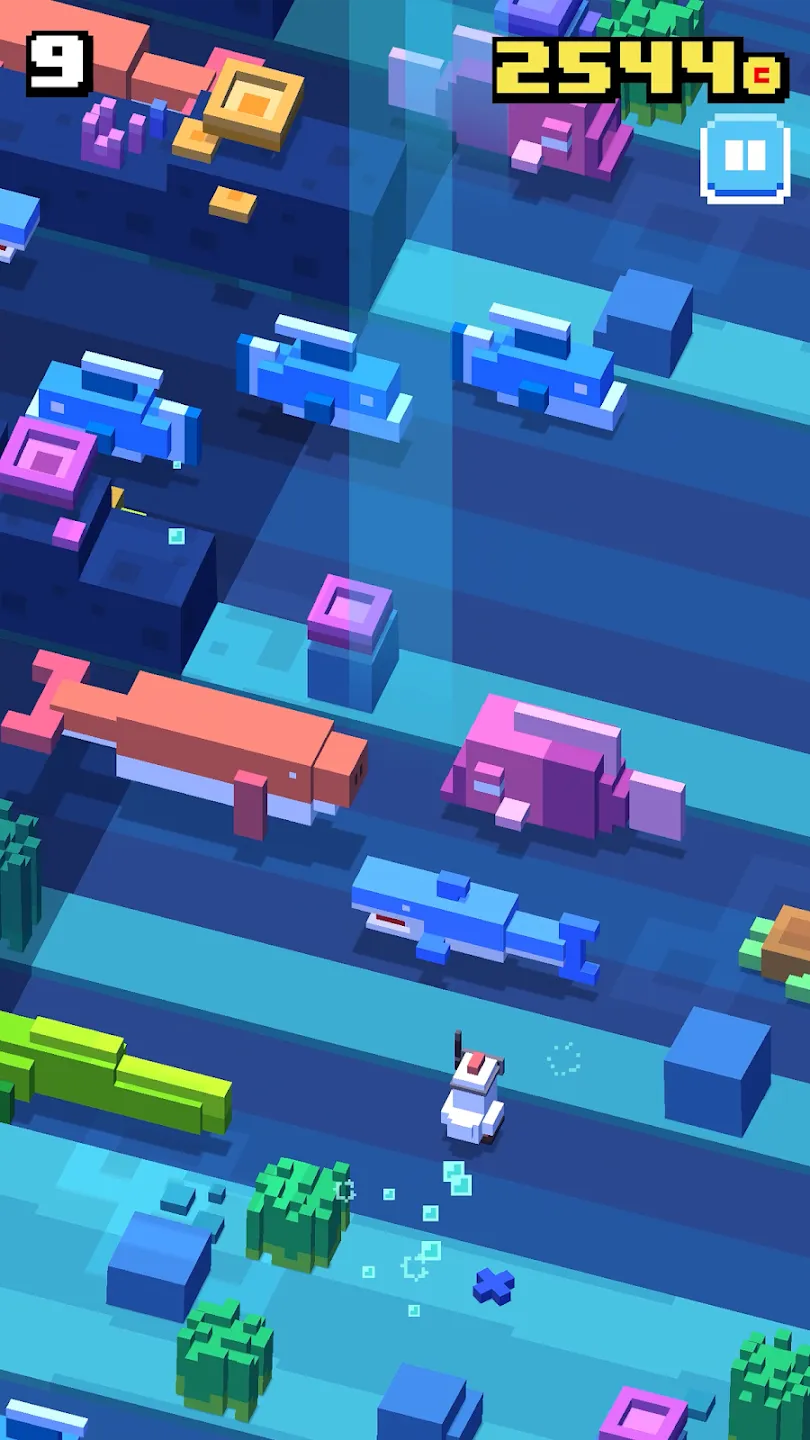 Crossy Road v7.11.1 APK Мод (Меню, Много денег и очков) Screenshot 2 Crossy Road v7.11.1 APK Мод (Меню, Много денег и очков) Screenshot 2