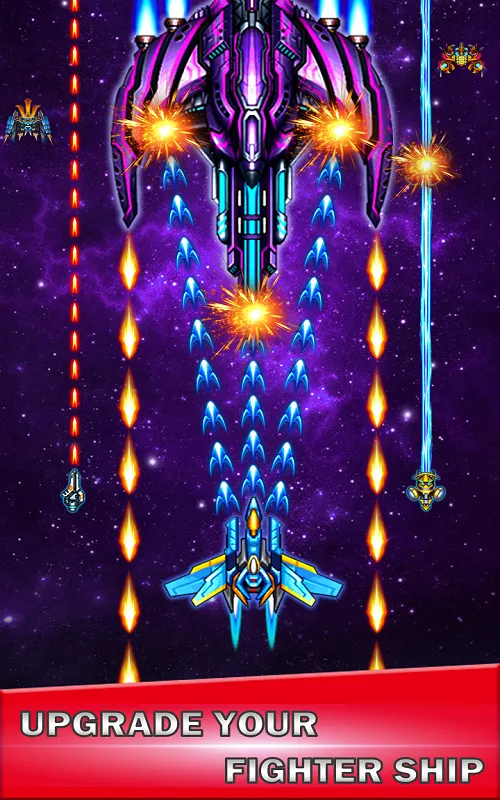 Galaxy sky shooting [мод: много денег] Screenshot 1