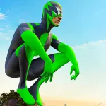 Скачать Rope Frog Ninja Hero Car Vegas Мод (Много денег) на Андроид