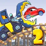 Скачать Car Eats Car 2 - Гонки Машин [мод: много денег] на Андроид