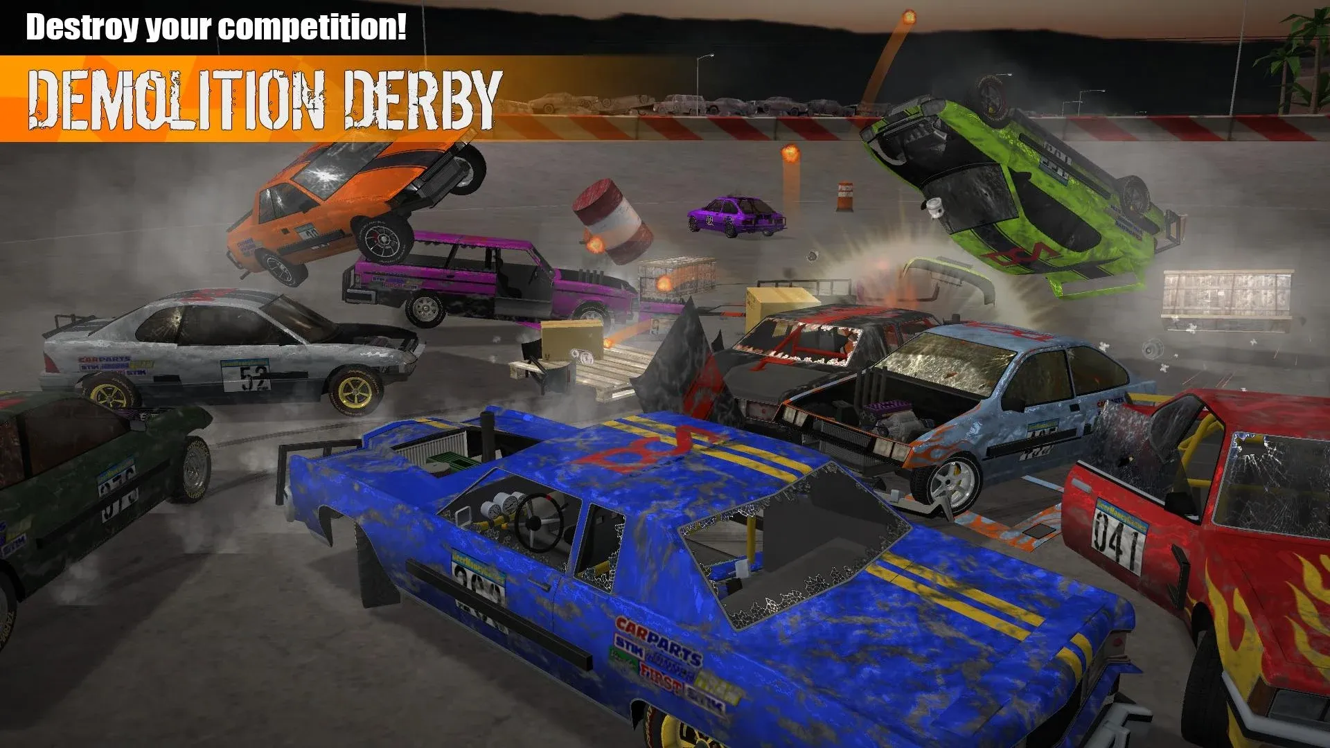 Demolition Derby 3 v1.1.184 APK Мод (Много денег) Screenshot 1 Demolition Derby 3 v1.1.184 APK Мод (Много денег) Screenshot 1