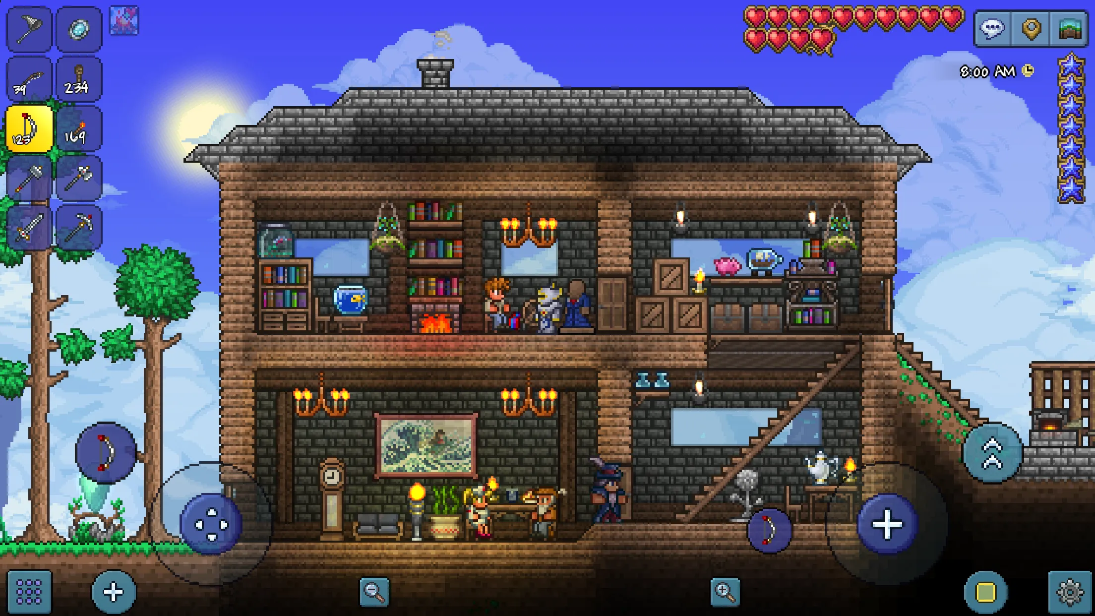 Terraria v1.4.5.6.4 APK Мод (Меню, Неограниченные предметы, Бессмертие) Screenshot 2 Terraria v1.4.5.6.4 APK Мод (Меню, Неограниченные предметы, Бессмертие) Screenshot 2