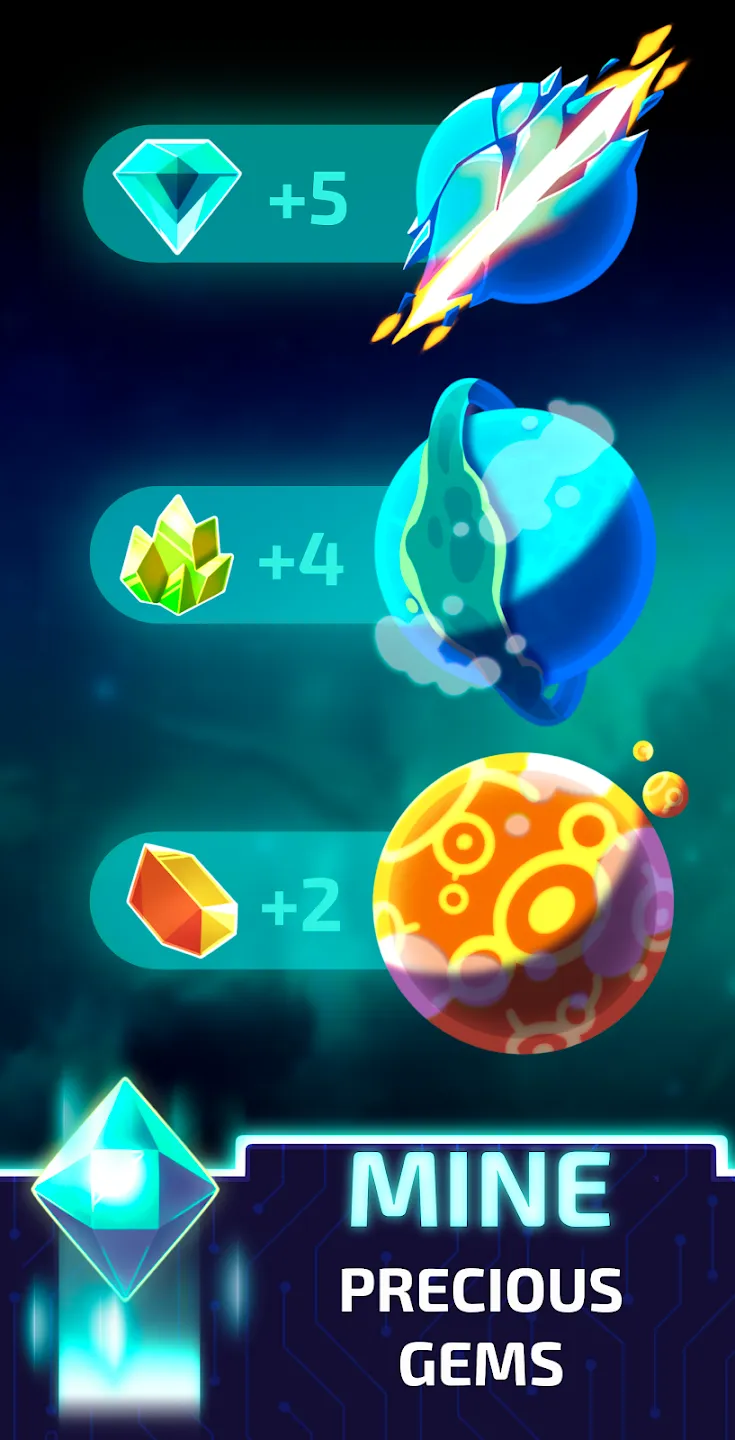 Idle Planet Miner v2.9.9 APK Мод (Меню, Много денег и тёмной материи) Screenshot 3
