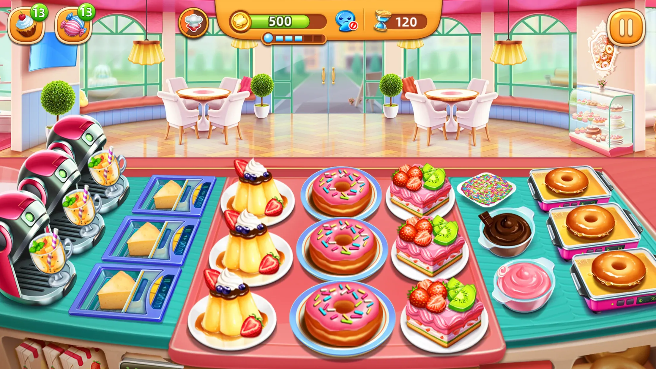 Cooking City v3.88.0.5086 APK Мод (Много бриллиантов) Screenshot 3