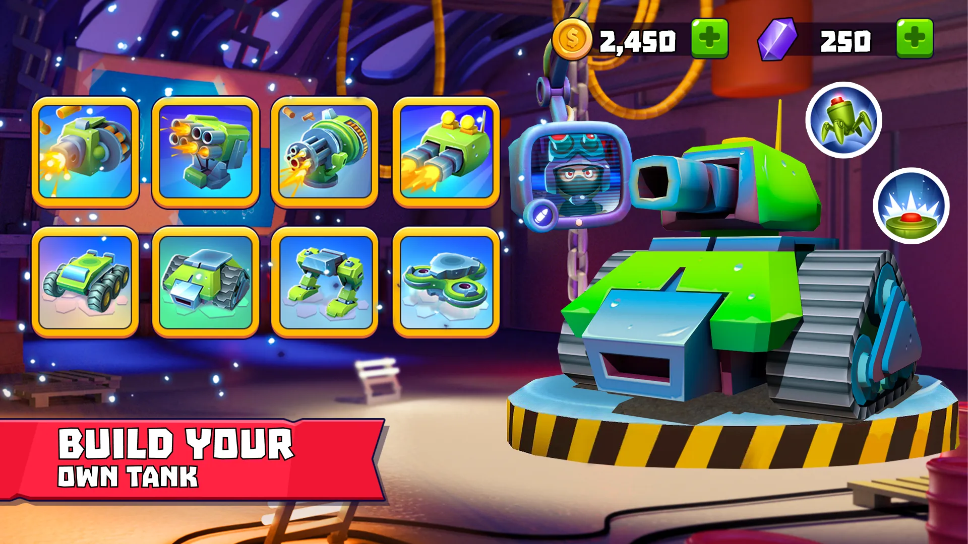 Tanks a Lot v9.400 APK Мод (Меню, Много снарядов, Режим бога) Screenshot 2