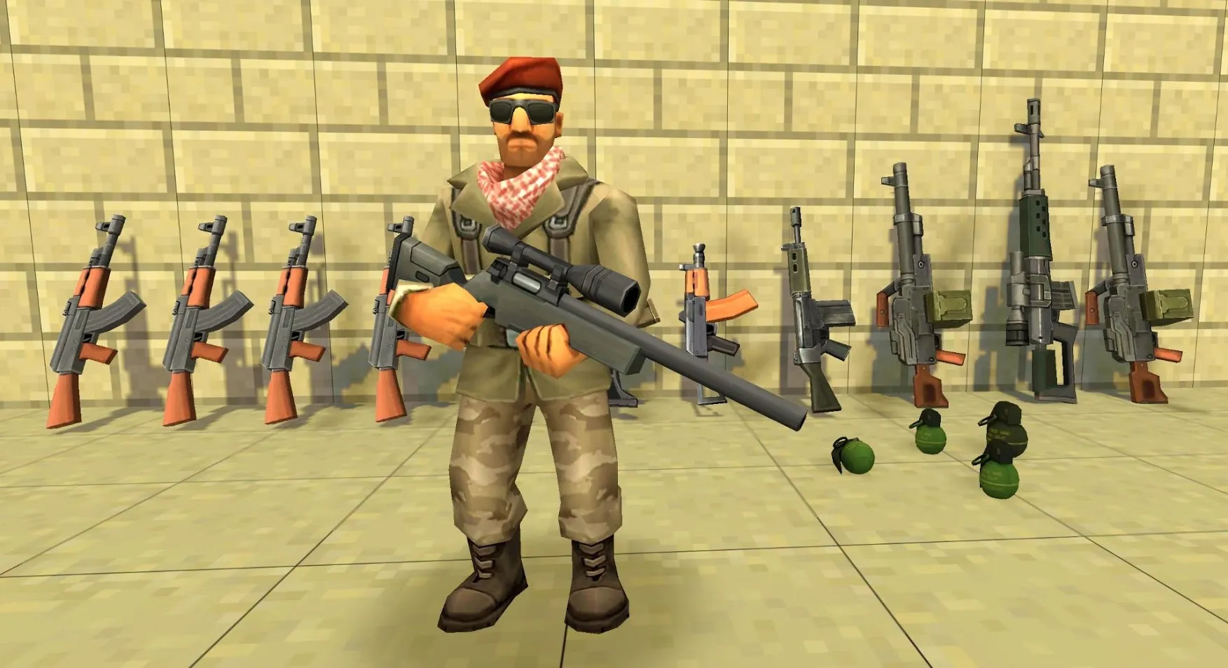 StrikeBox: Sandbox & Shooter [мод: мега мод] Screenshot 1