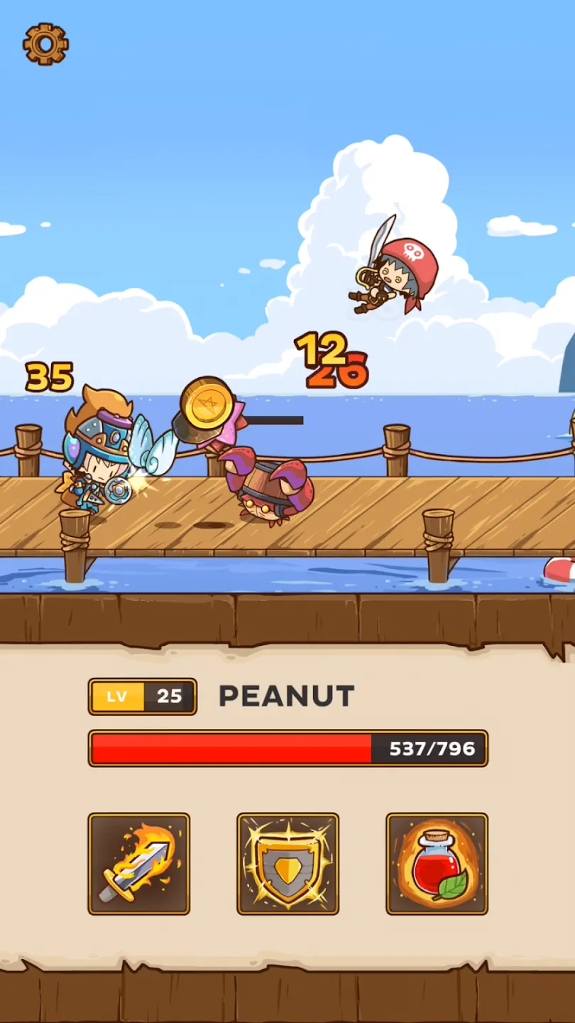 Postknight v2.2.56 APK Мод (Меню, Множитель урона и скорости, Режим бога) Screenshot 2