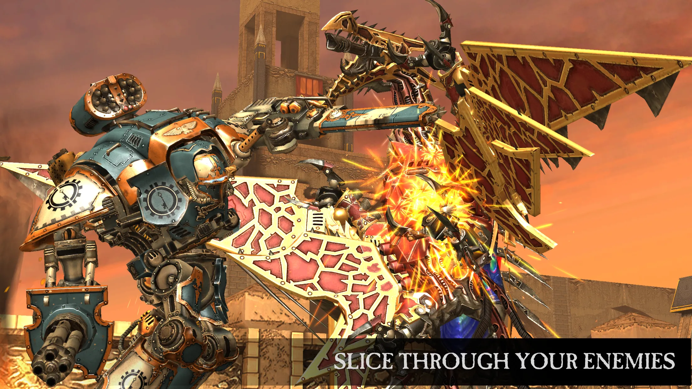 Warhammer 40,000: Freeblade v6.1.2 APK Мод (Меню, Урон, Режим бога, Много денег) Screenshot 3