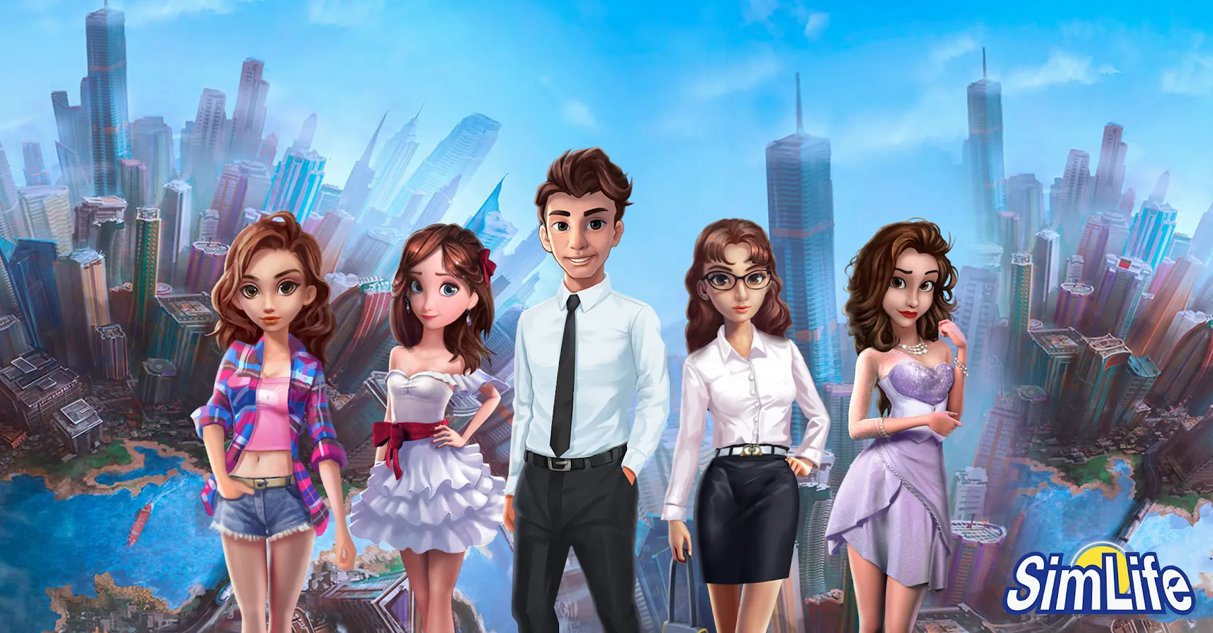 SimLife – Life Simulator Tycoon Games Simulation [мод: бесплатные покупки] Screenshot 1