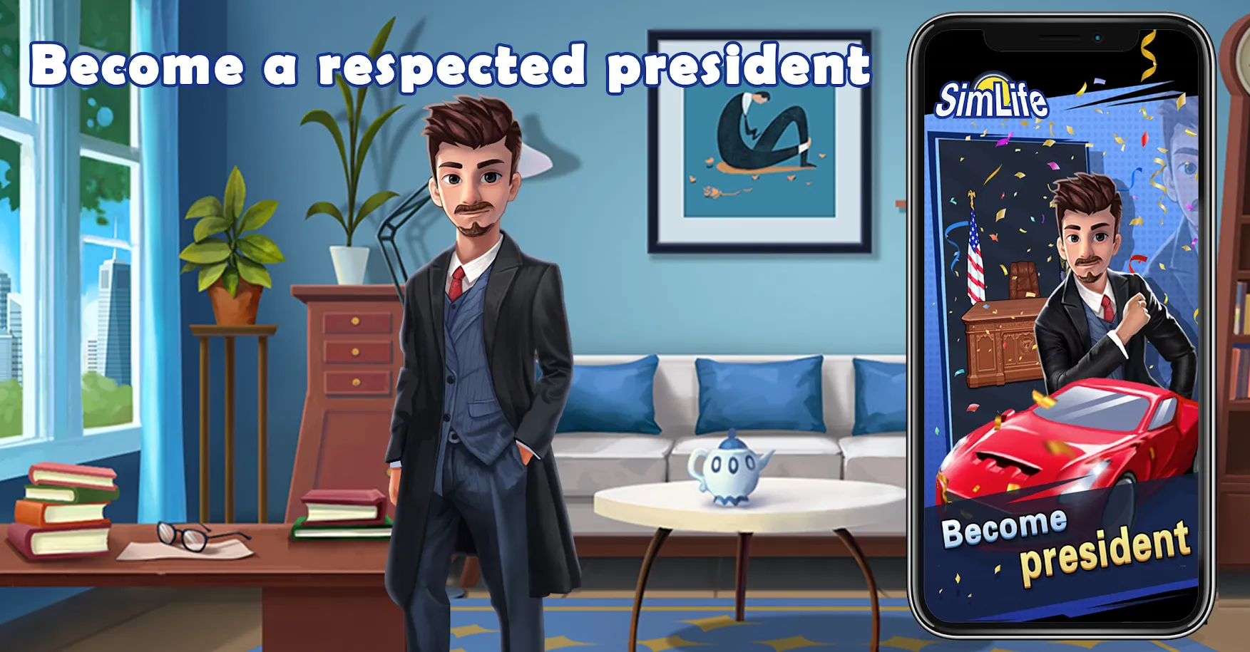 SimLife – Life Simulator Tycoon Games Simulation [мод: бесплатные покупки] Screenshot 2