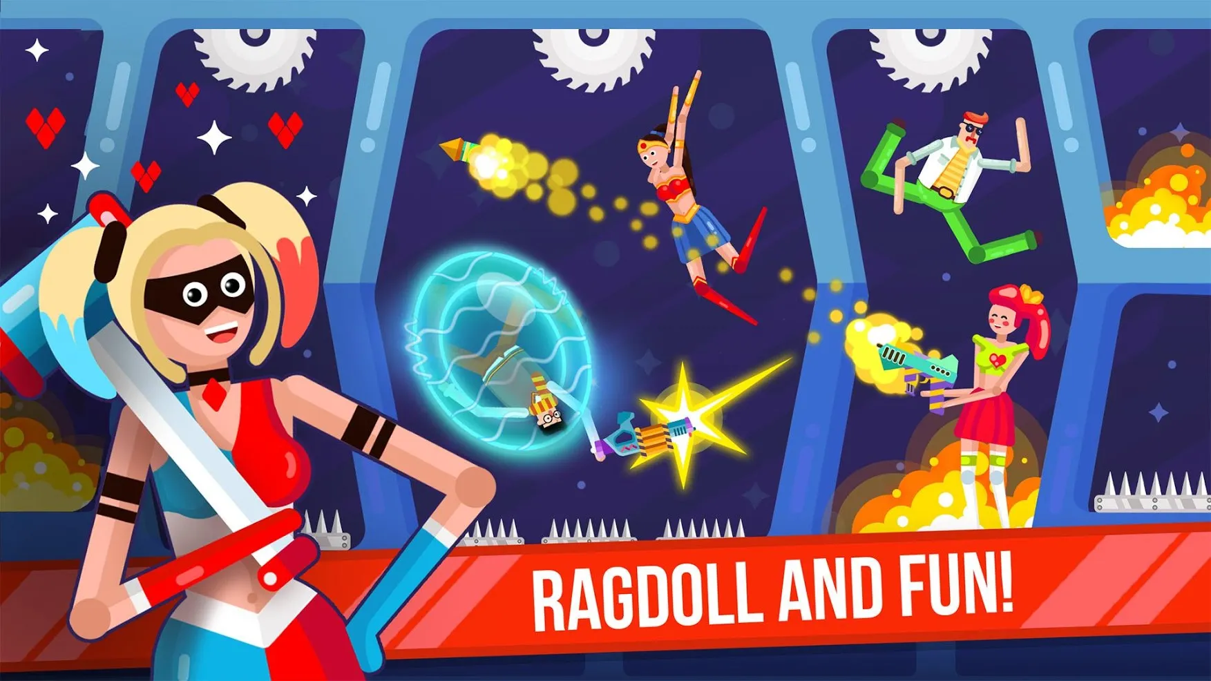 Ragdoll Rage: Heroes Arena [мод: много денег] Screenshot 3