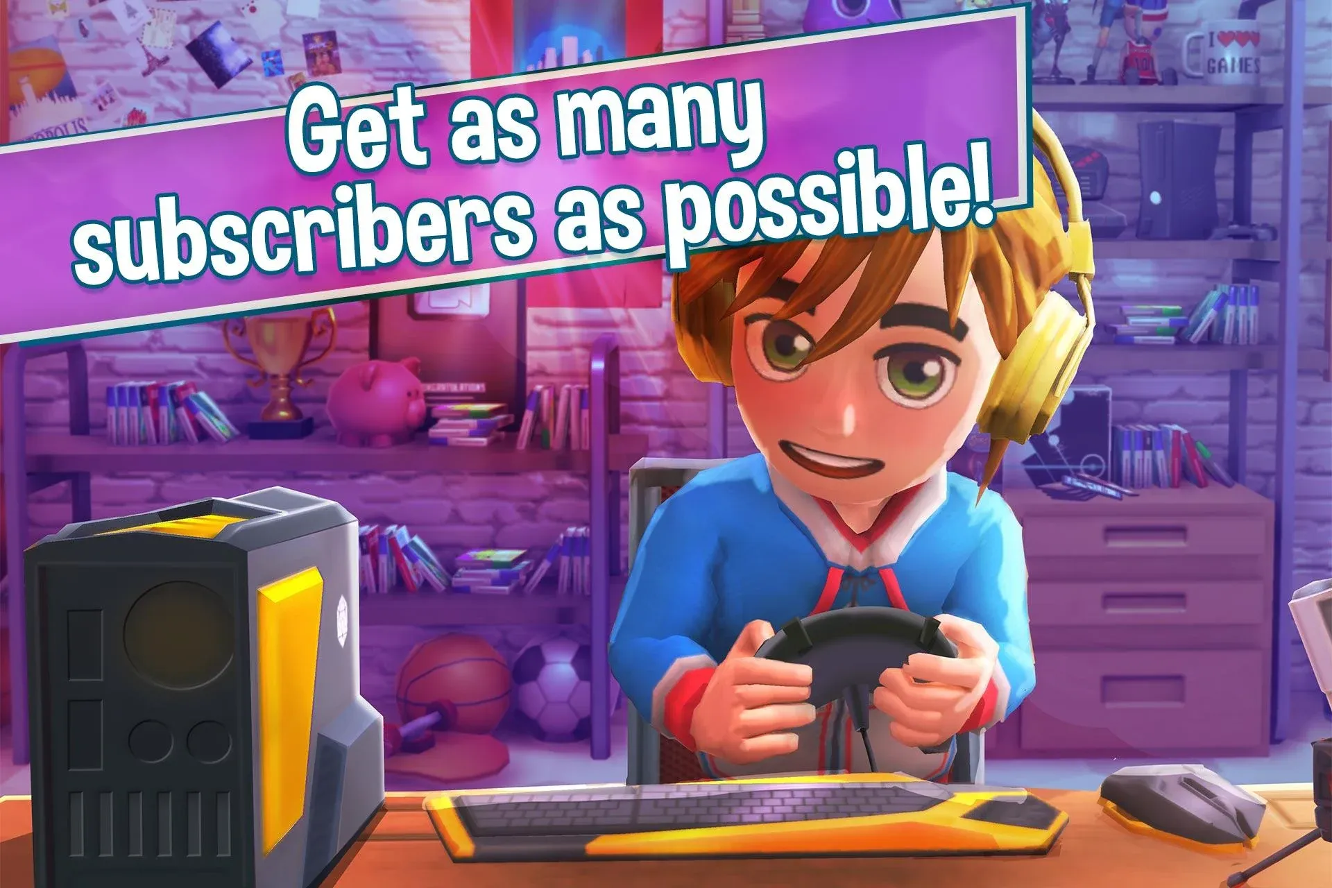 Youtubers Life v1.9.0 APK Мод (Всё открыто) Screenshot 4 Youtubers Life v1.9.0 APK Мод (Всё открыто) Screenshot 4