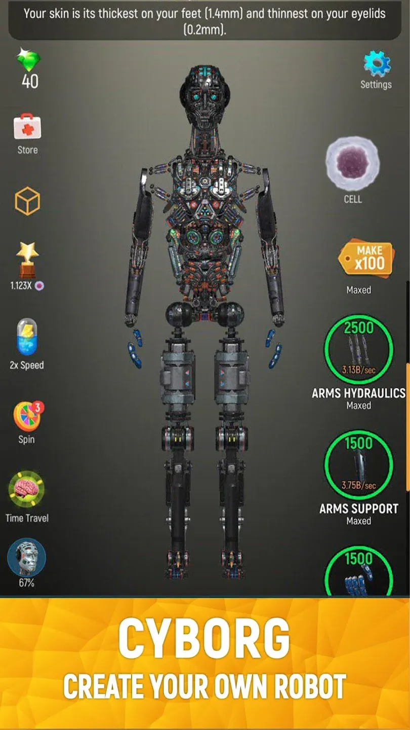 Idle Human v1.23.2 APK Мод (Много денег) Screenshot 4