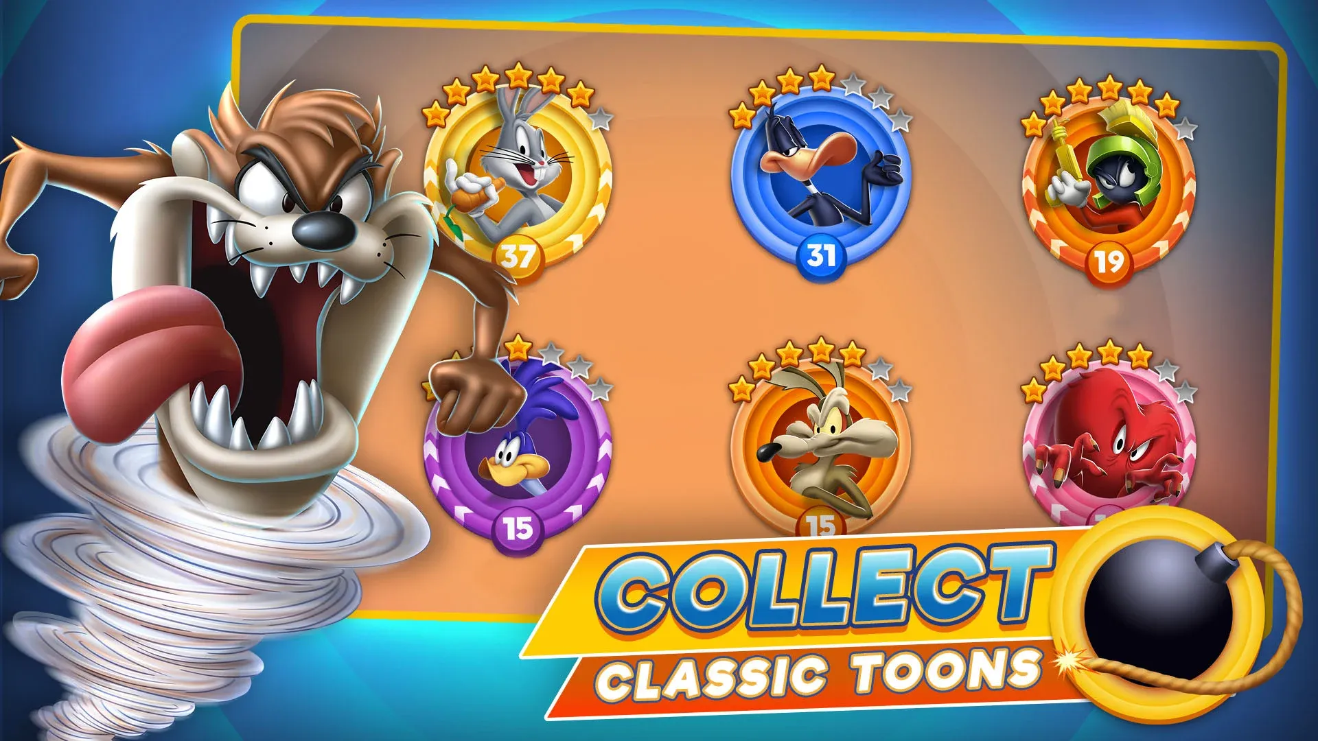 Looney Tunes™ БЕЗУМНЫЙ МИР v63.0.1 APK Мод (Меню, Скиллы без кулдауна) Screenshot 1 Looney Tunes™ БЕЗУМНЫЙ МИР v63.0.1 APK Мод (Меню, Скиллы без кулдауна) Screenshot 1
