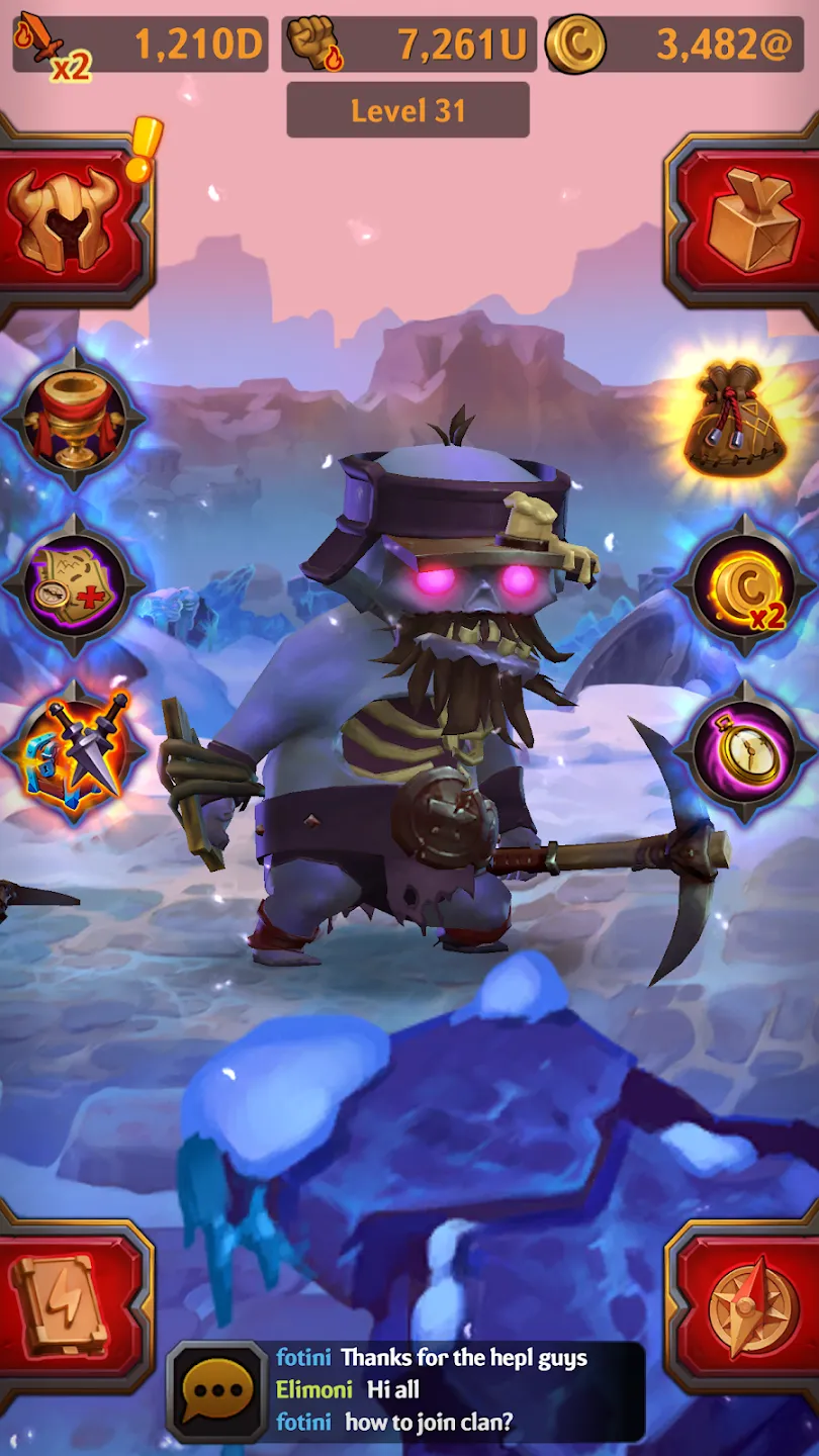 Крушители Подземелий v7.4.2 APK Мод (Меню, Скорость игры) Screenshot 5