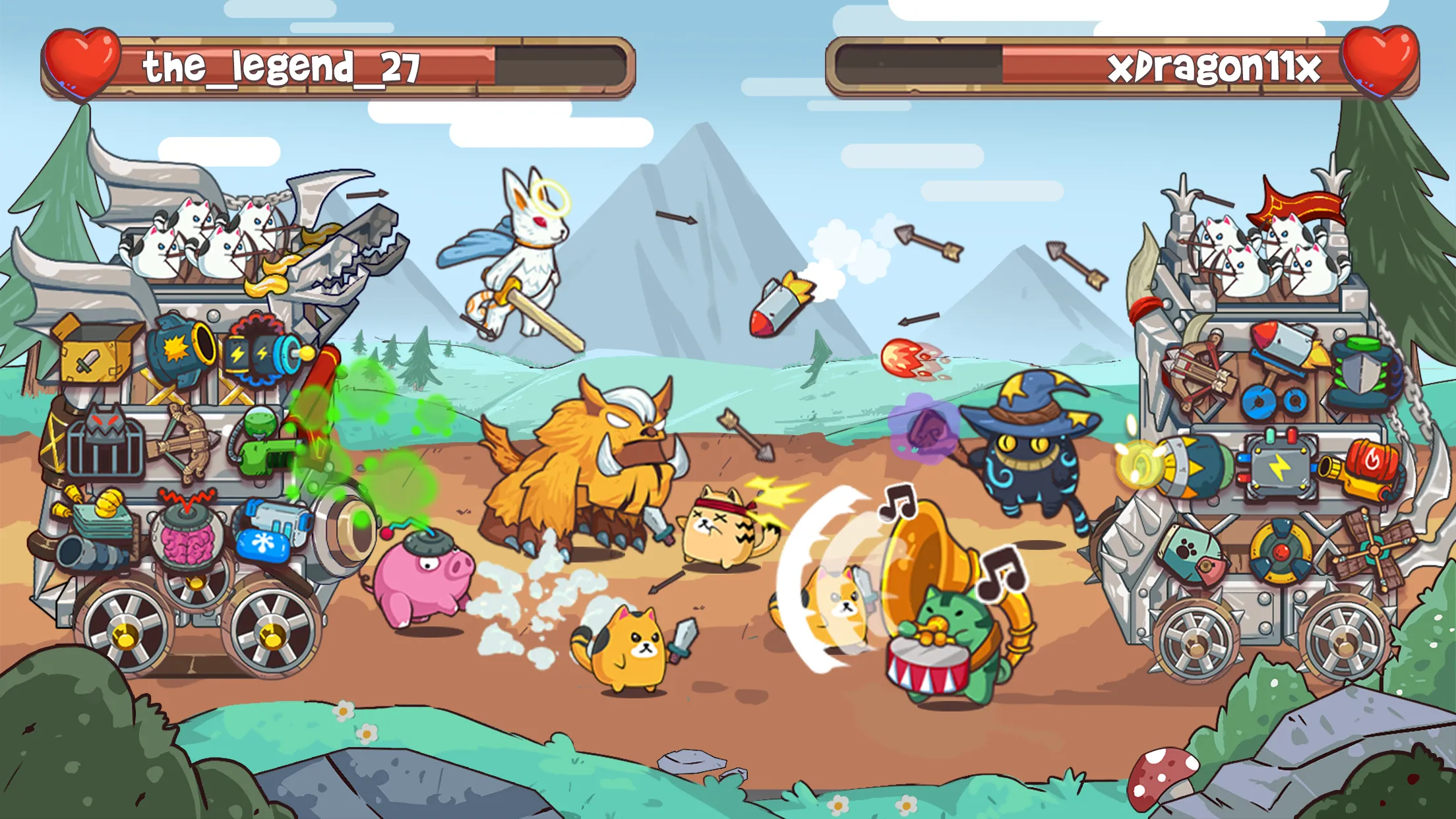 CatTower Idle TD: Battle Arena [мод: много скиллов] Screenshot 3