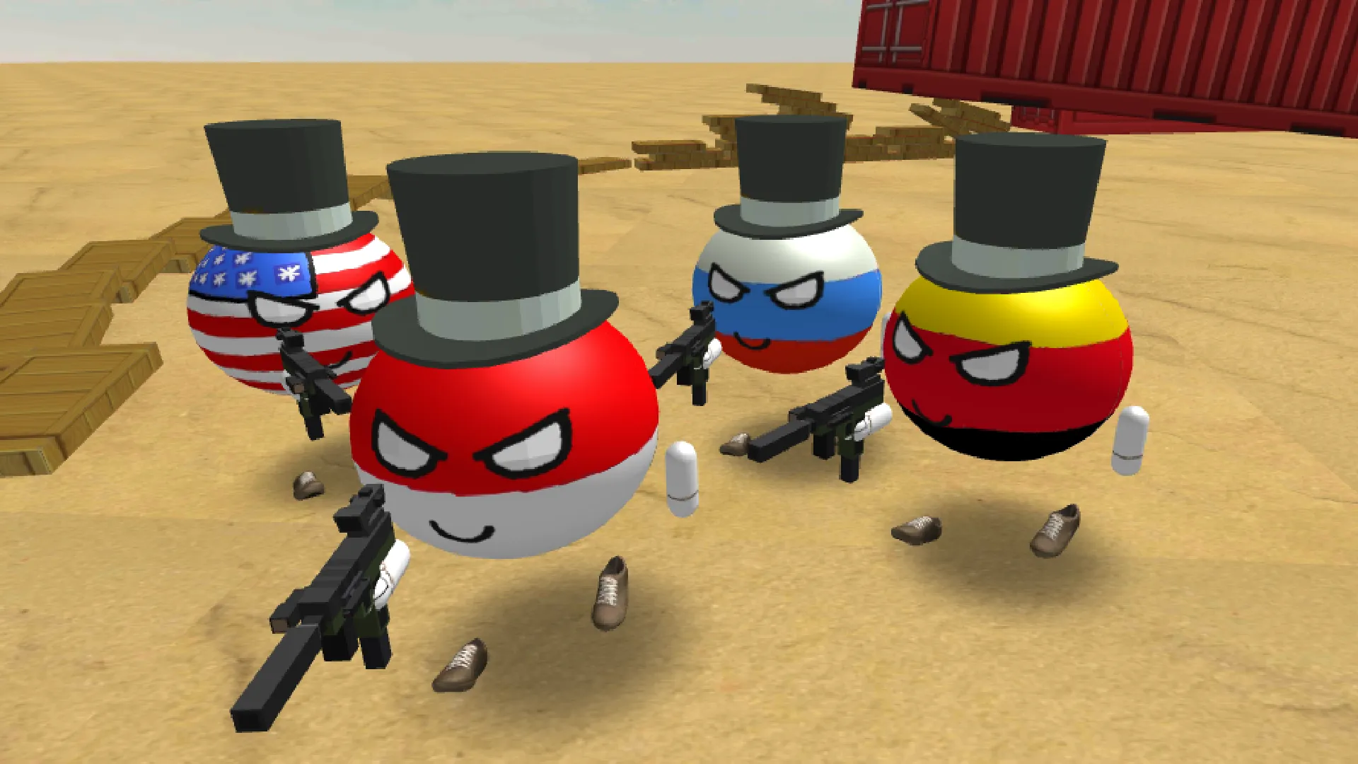 Memes Wars multiplayer sandbox v4.9.992 APK Мод (Много денег) Screenshot 1