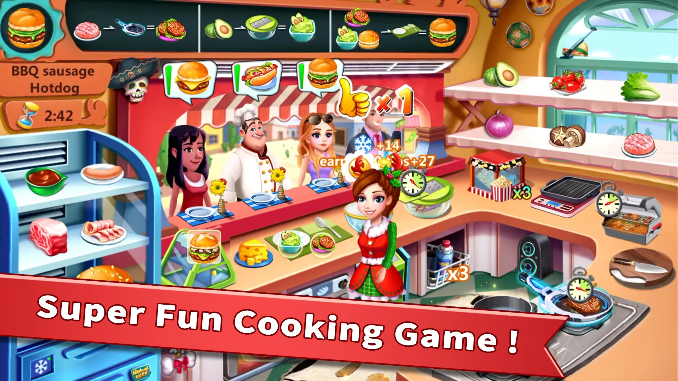 Rising Super Chef v10.3.2 APK Мод (Много денег) Screenshot 1 Rising Super Chef v10.3.2 APK Мод (Много денег) Screenshot 1