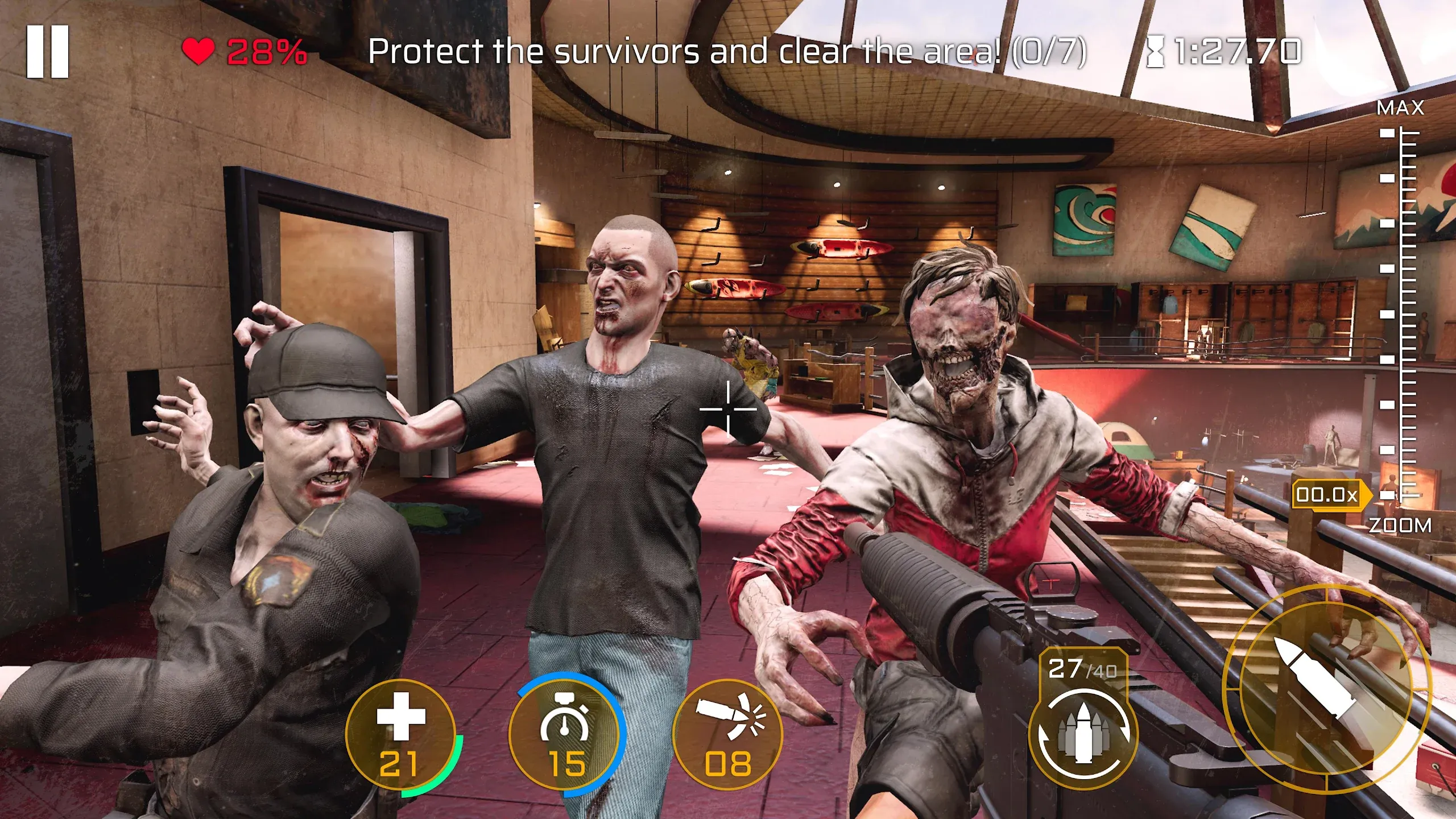 Kill Shot Virus v2.1.5 APK Мод (Бесконечные боеприпасы) Screenshot 1