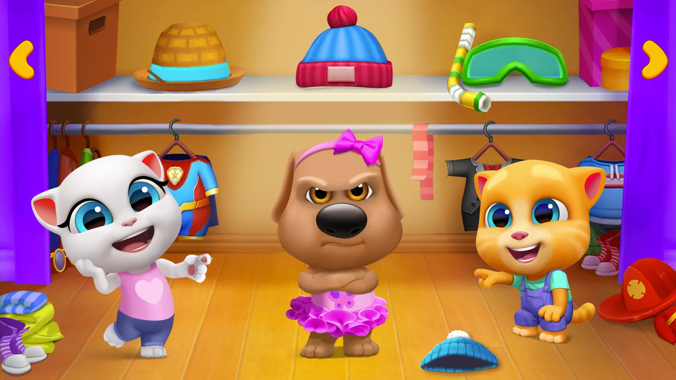 Мой Говорящий Том: Друзья v26.2.10.21240 APK Мод (Много денег) Screenshot 5