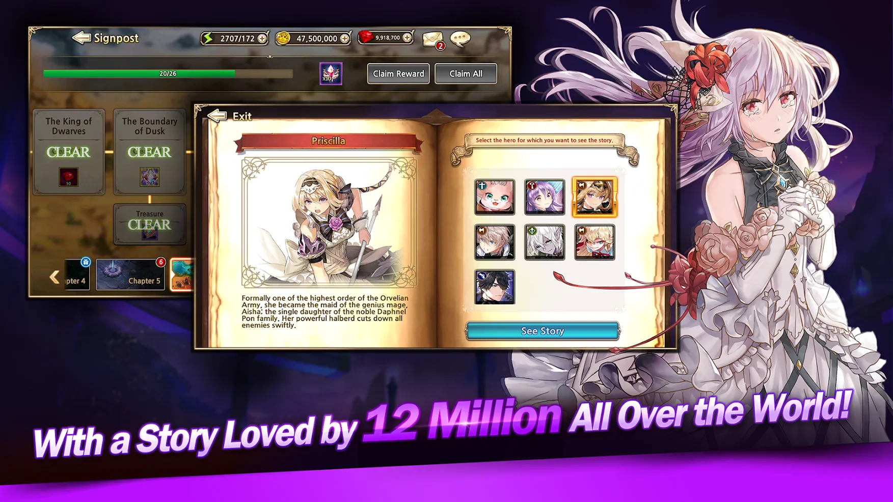 KINGs RAID [мод: меню] Screenshot 2