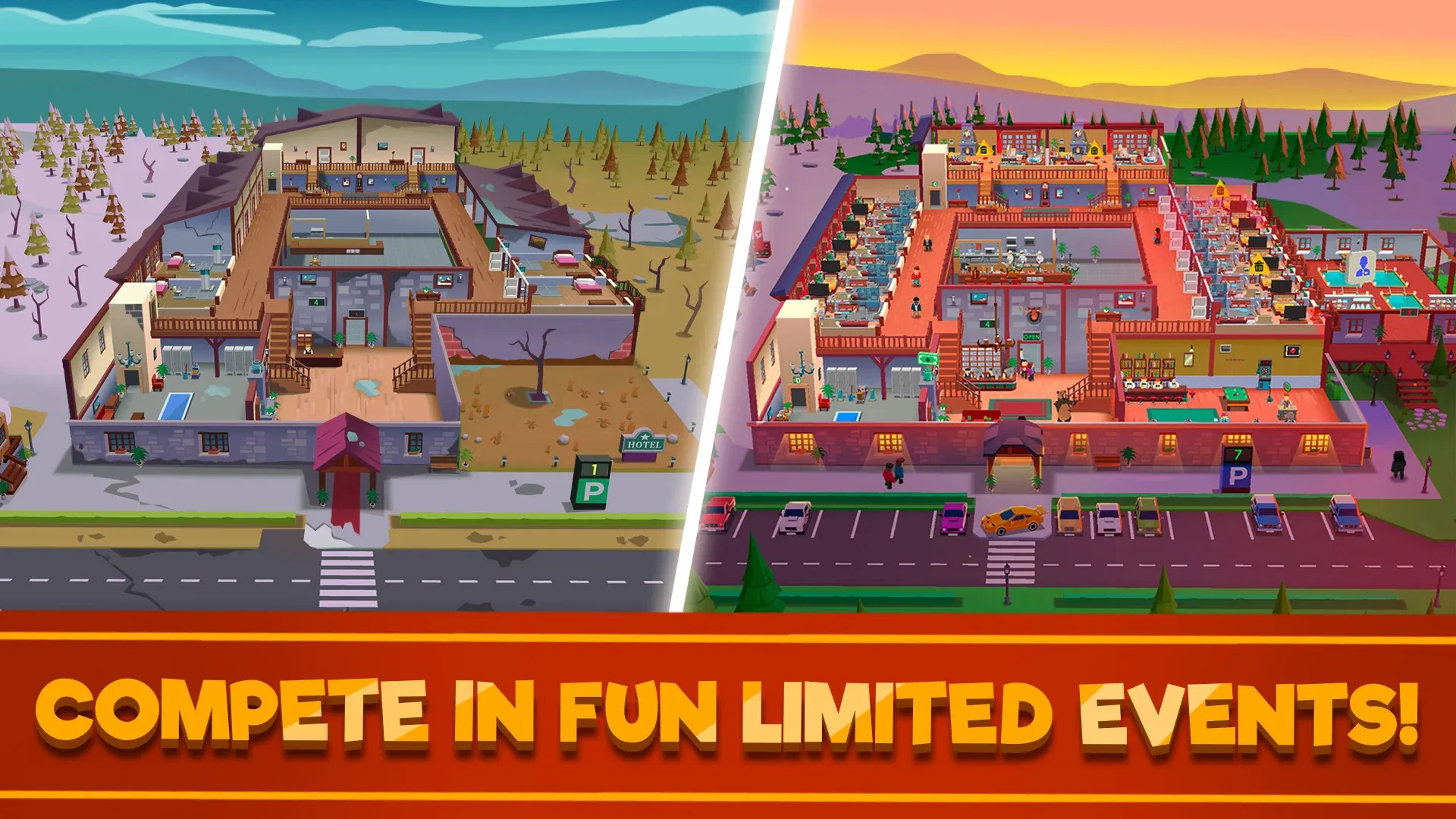 Hotel Empire Tycoon v4.4.0 APK Мод (Много денег) Screenshot 3 Hotel Empire Tycoon v4.4.0 APK Мод (Много денег) Screenshot 3