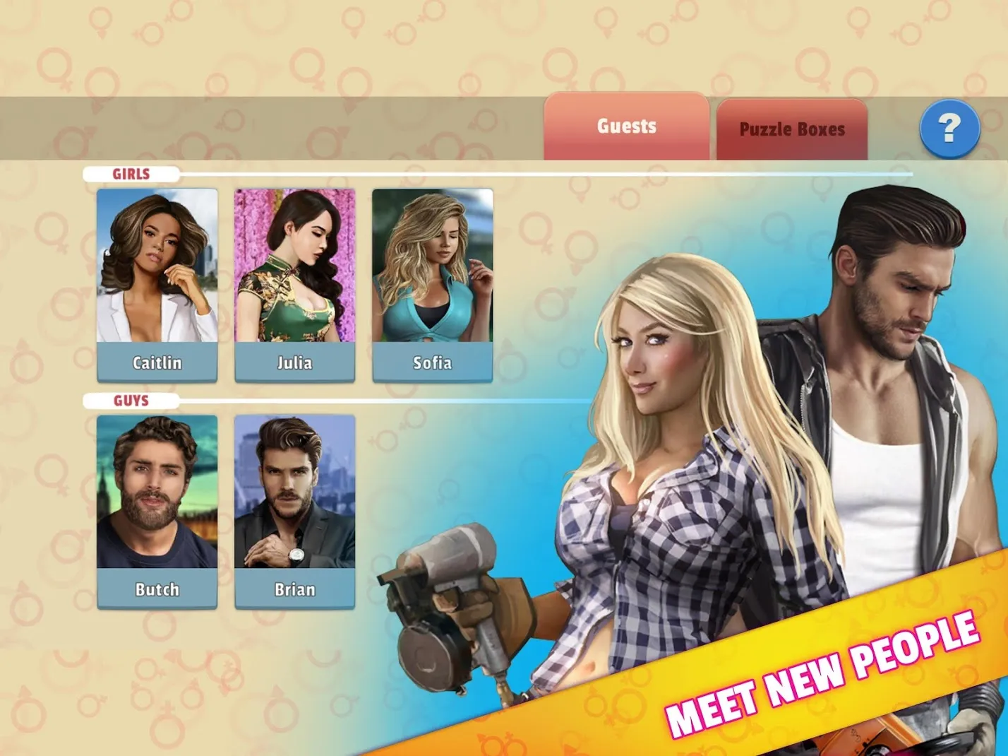 Girls & Guys – Idle Game [мод: много денег] Screenshot 3