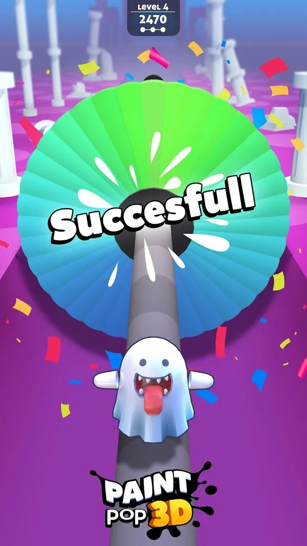 Paint Pop 3D [мод: много денег] Screenshot 1
