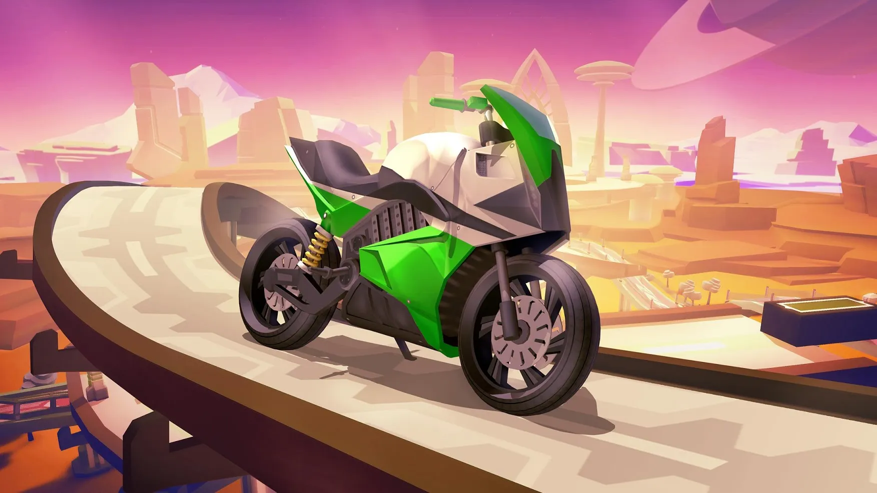 Gravity Rider Zero [мод: всё открыто] Screenshot 1