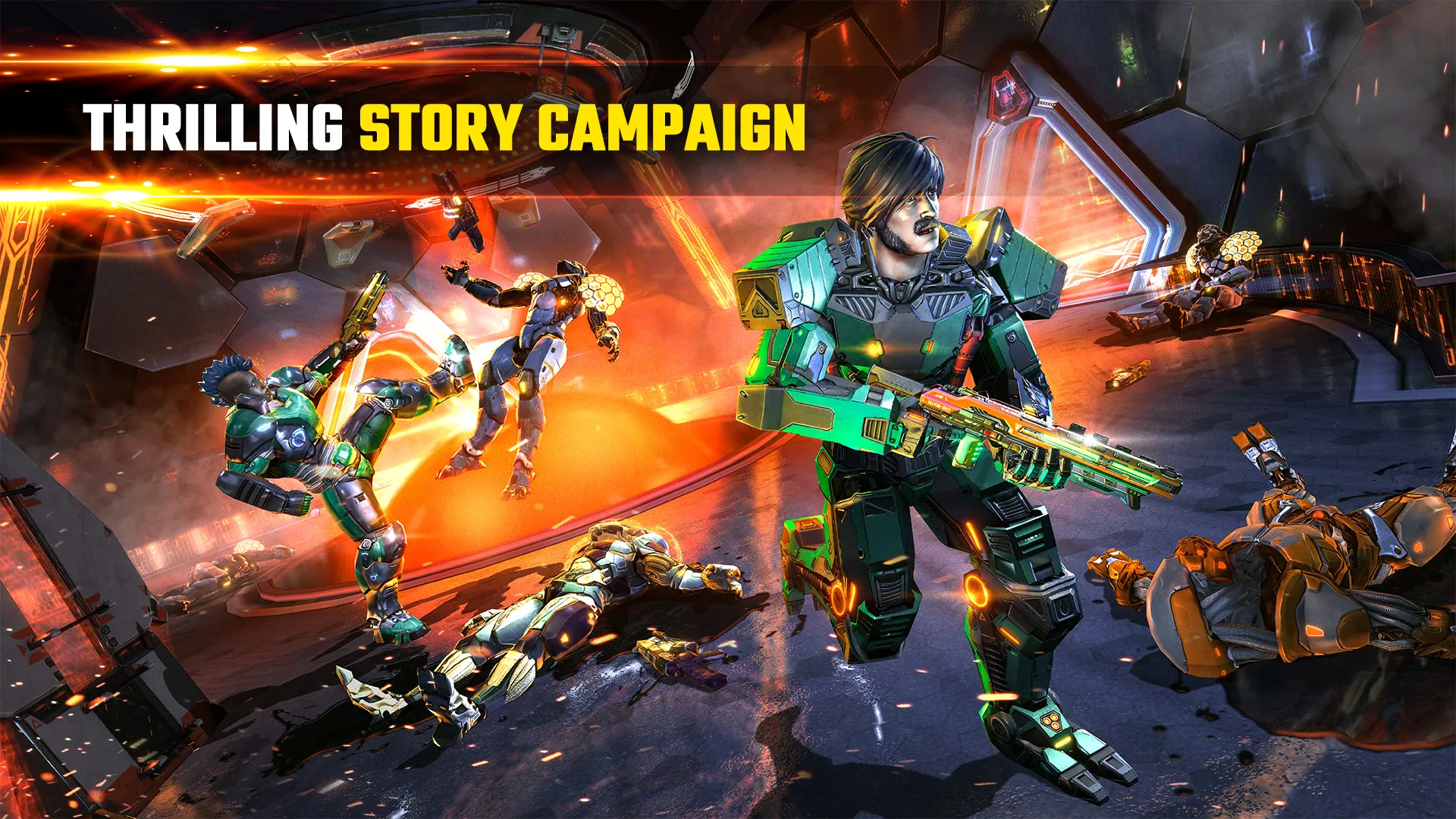 Shadowgun Legends v1.8.2 APK Мод (Меню, Тупые боты, Много патронов) Screenshot 3 Shadowgun Legends v1.8.2 APK Мод (Меню, Тупые боты, Много патронов) Screenshot 3