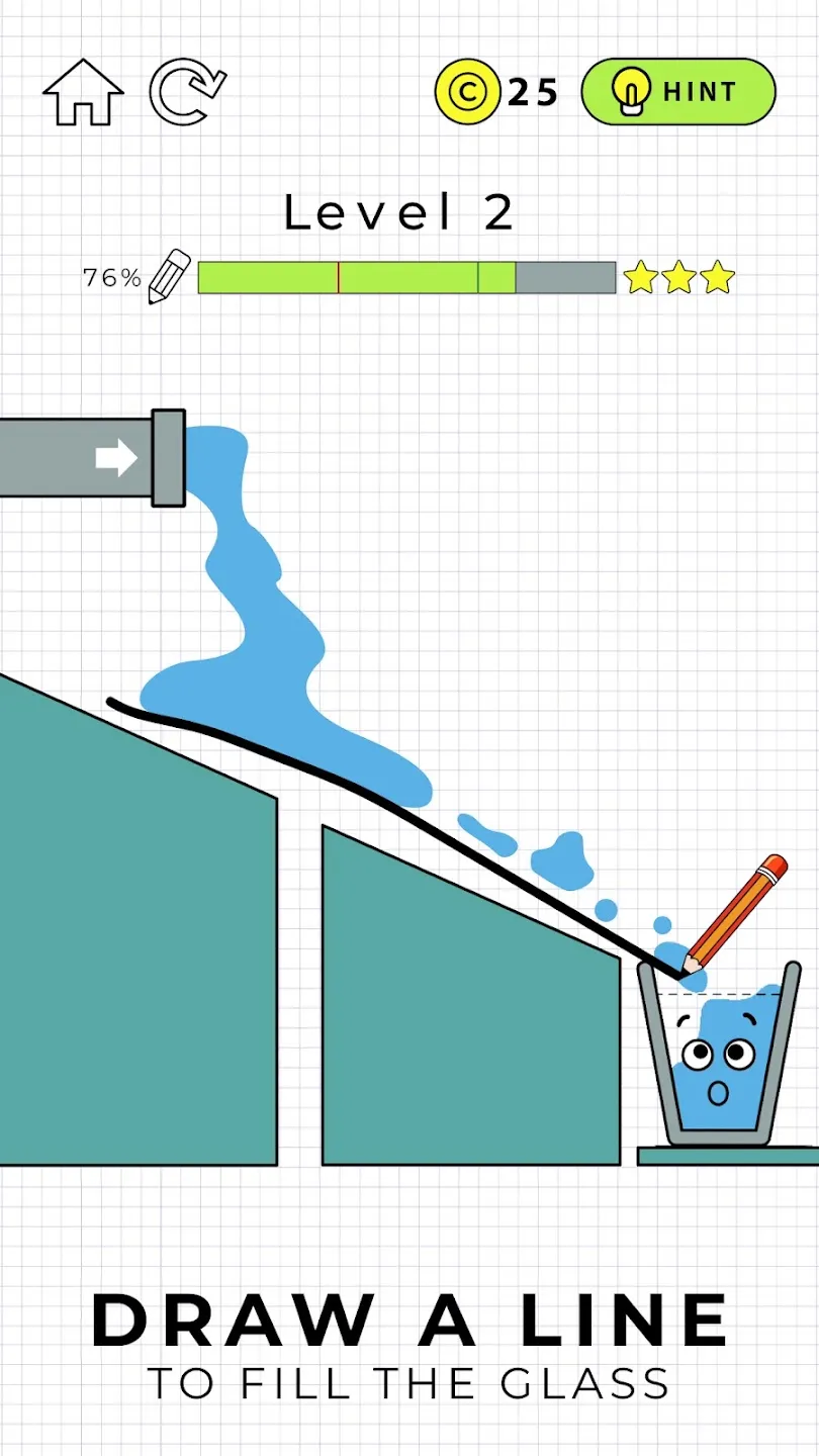 Happy Glass v2.0.0 APK Мод (Много денег) Screenshot 2
