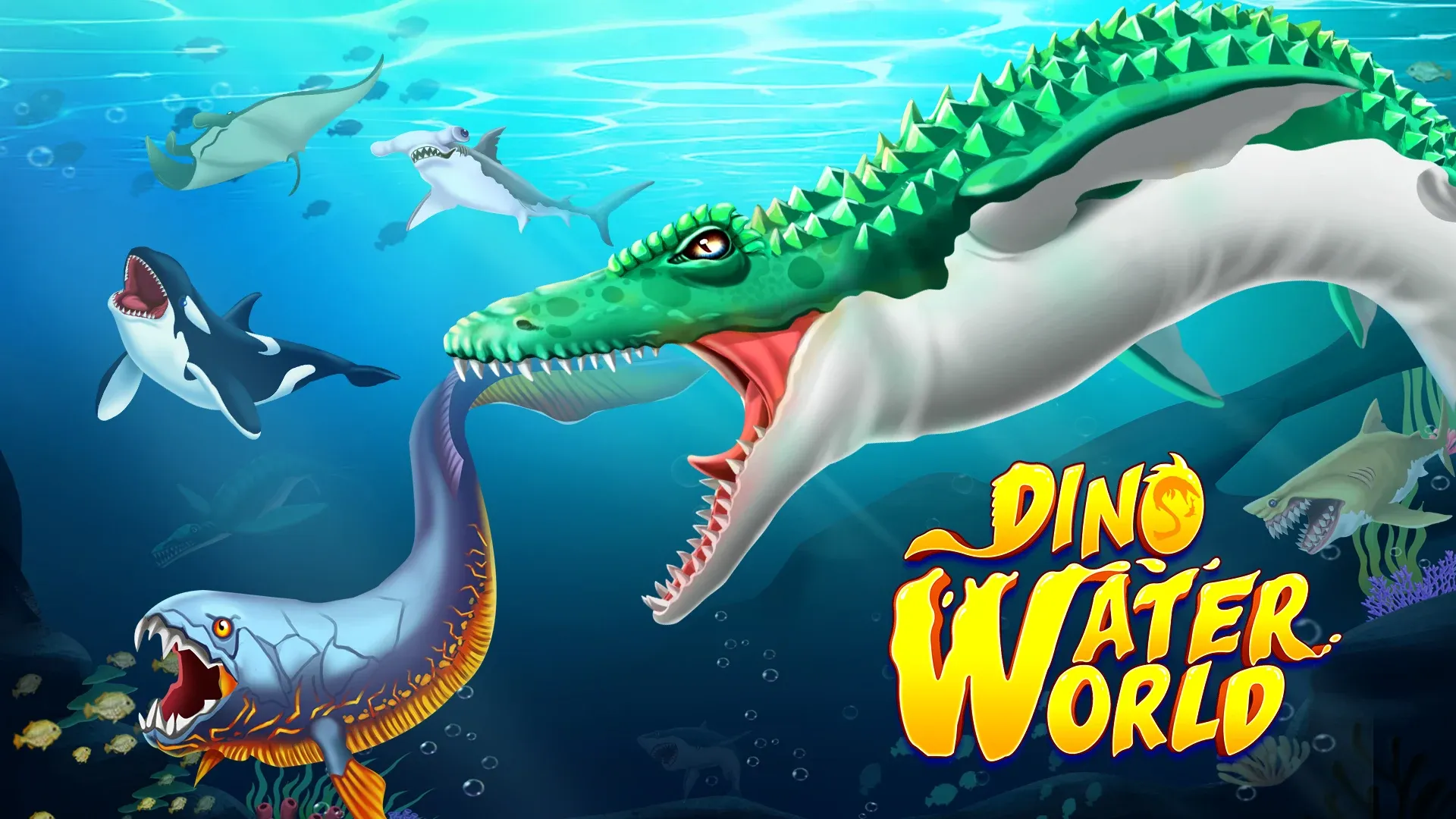 Jurassic Dino Water World v15.04 APK Мод (Много денег) Screenshot 1
