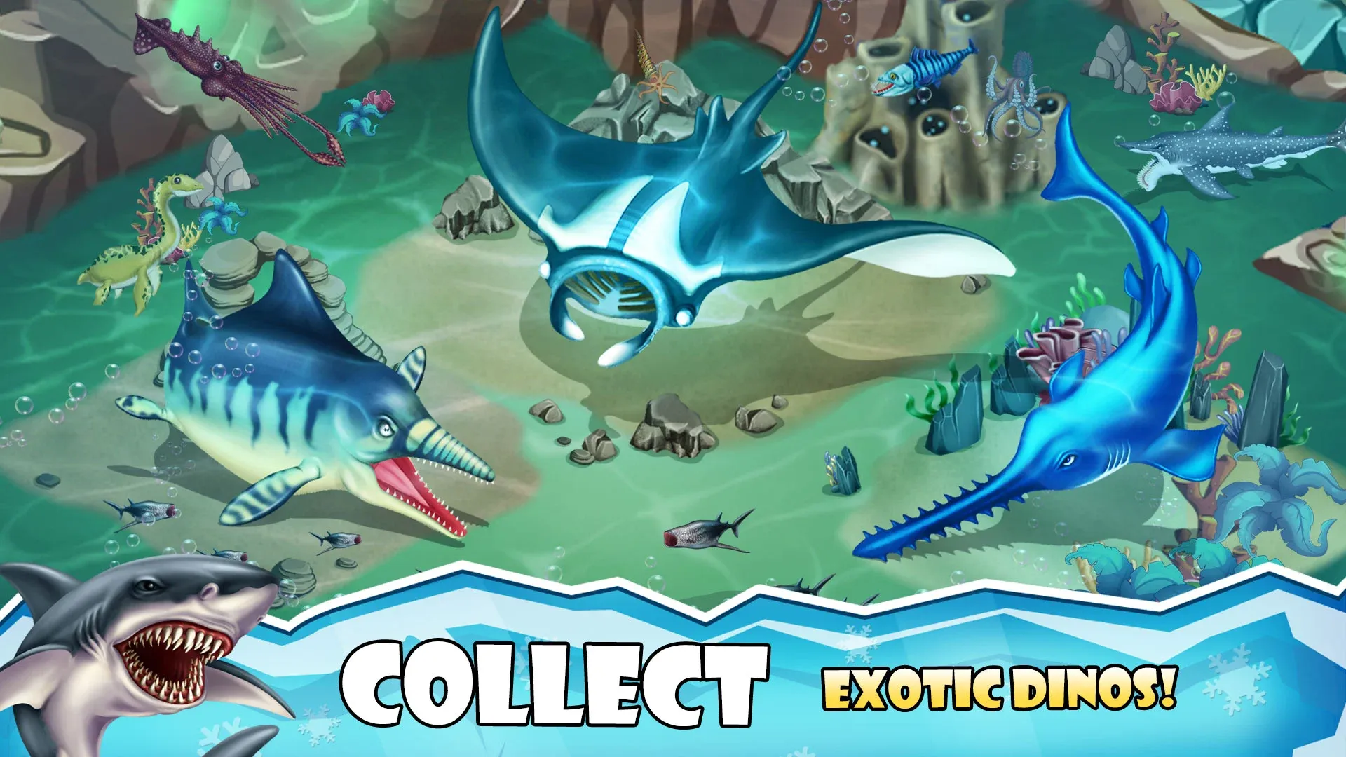Jurassic Dino Water World v15.04 APK Мод (Много денег) Screenshot 2