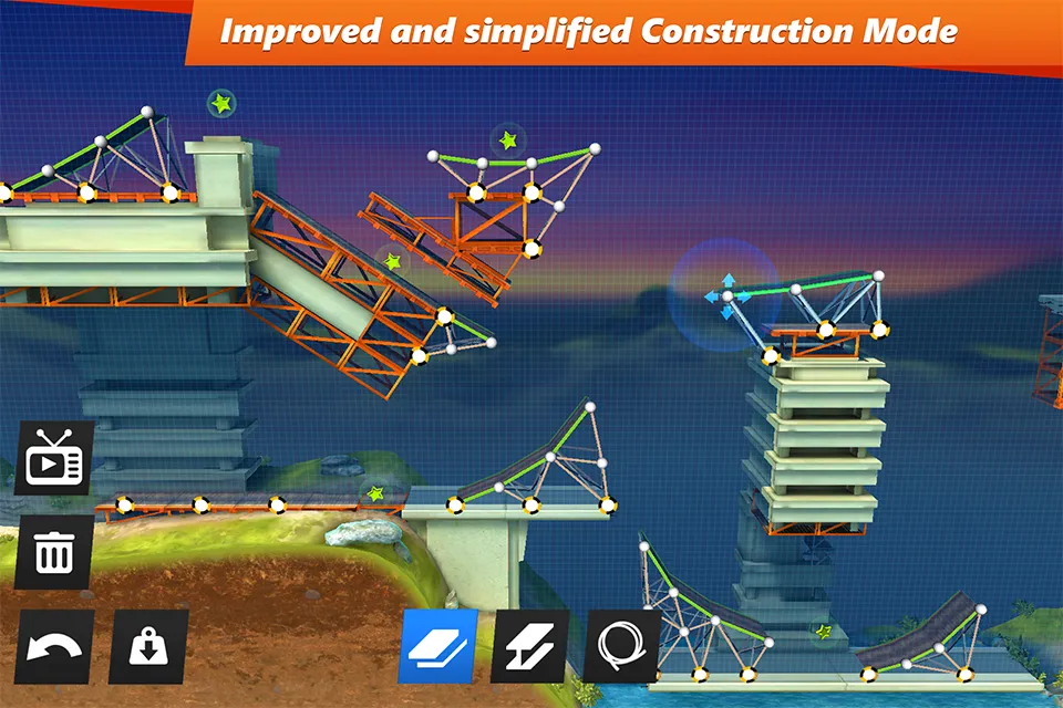 Bridge Constructor Stunts v5.0 APK Мод (Полная версия) Screenshot 3