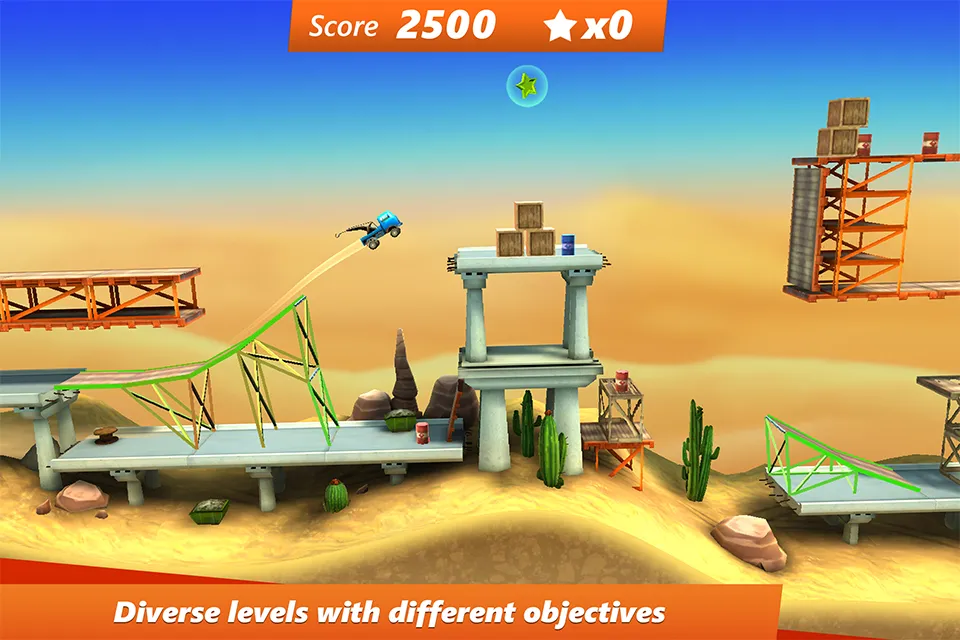 Bridge Constructor Stunts v5.0 APK Мод (Полная версия) Screenshot 5