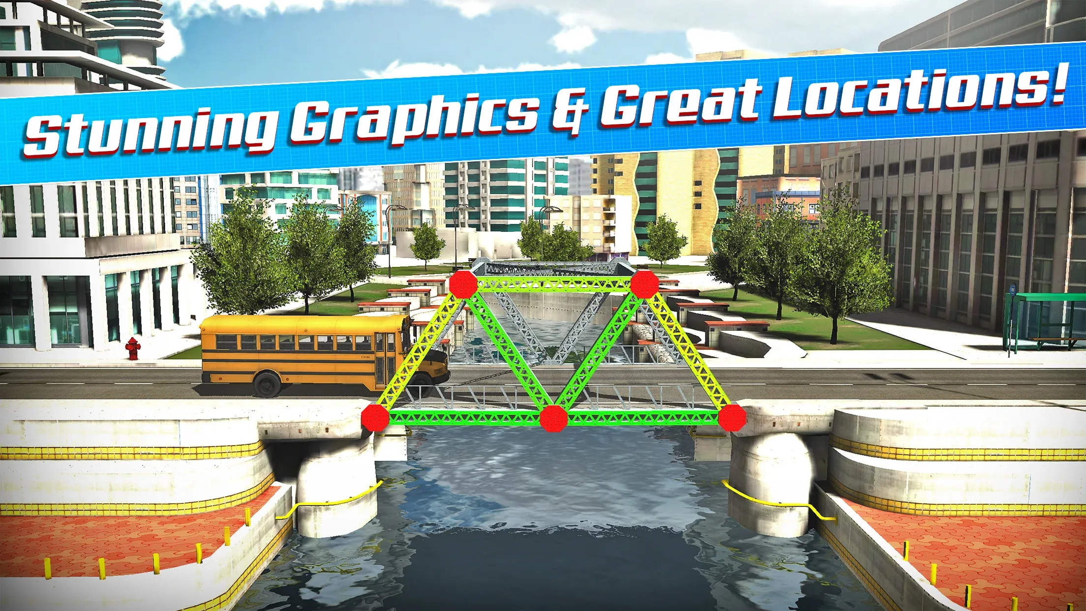 Bridge Construction Simulator v1.7.2 APK Мод (Много подсказок) Screenshot 2
