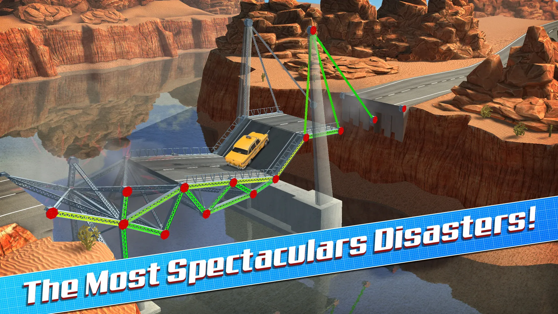 Bridge Construction Simulator v1.7.2 APK Мод (Много подсказок) Screenshot 3