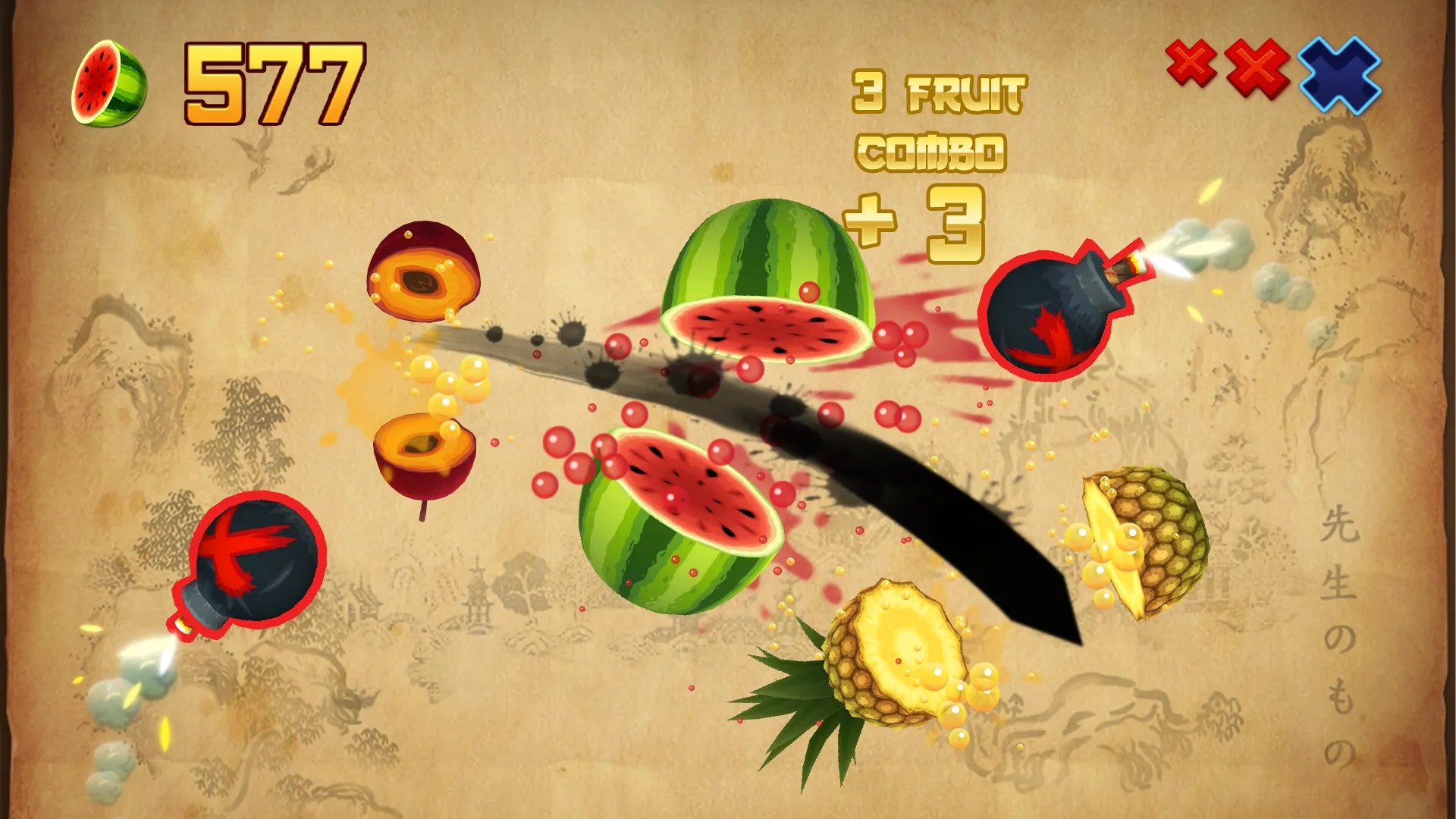 Fruit Ninja Classic v3.32.7 APK Мод (Всё открыто) Screenshot 1 Fruit Ninja Classic v3.32.7 APK Мод (Всё открыто) Screenshot 1