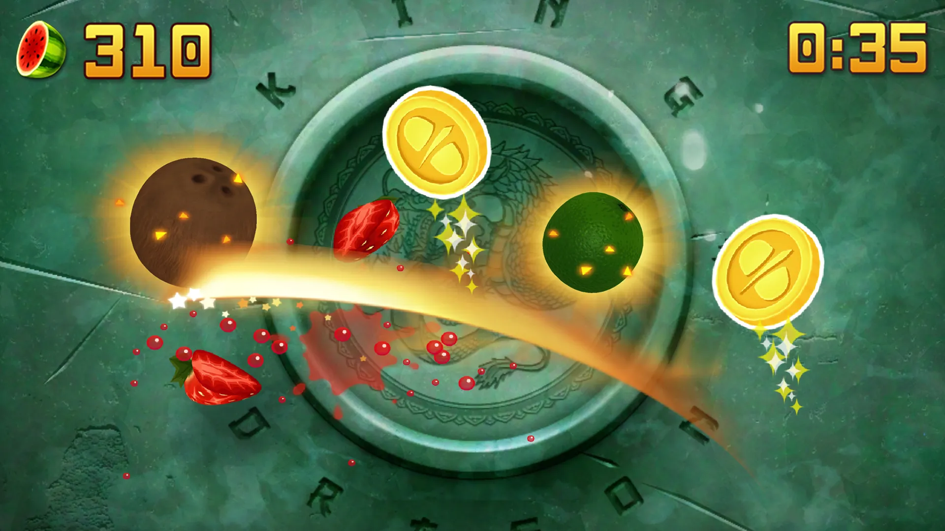 Fruit Ninja Classic v3.32.7 APK Мод (Всё открыто) Screenshot 3 Fruit Ninja Classic v3.32.7 APK Мод (Всё открыто) Screenshot 3