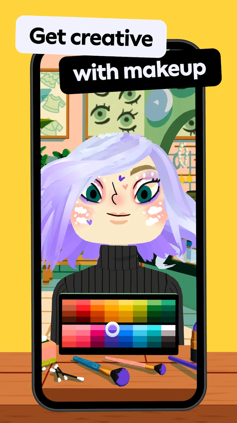 Toca Boca Hair Salon 4 v3.1 APK Мод (Всё открыто) Screenshot 3 Toca Boca Hair Salon 4 v3.1 APK Мод (Всё открыто) Screenshot 3