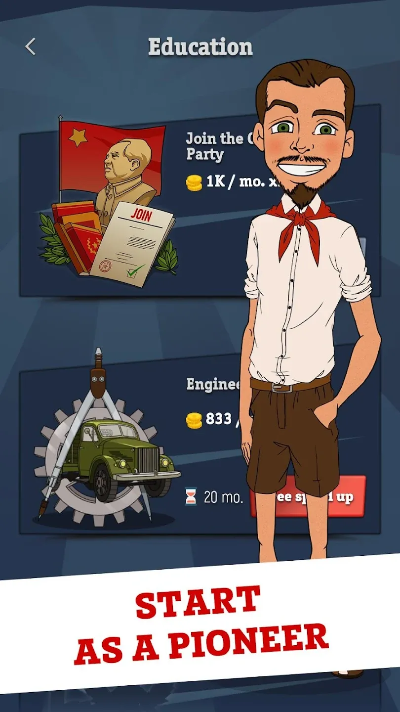 Из грязи в Князи: Коммунист v1.1.142 APK Мод (Много денег) Screenshot 1