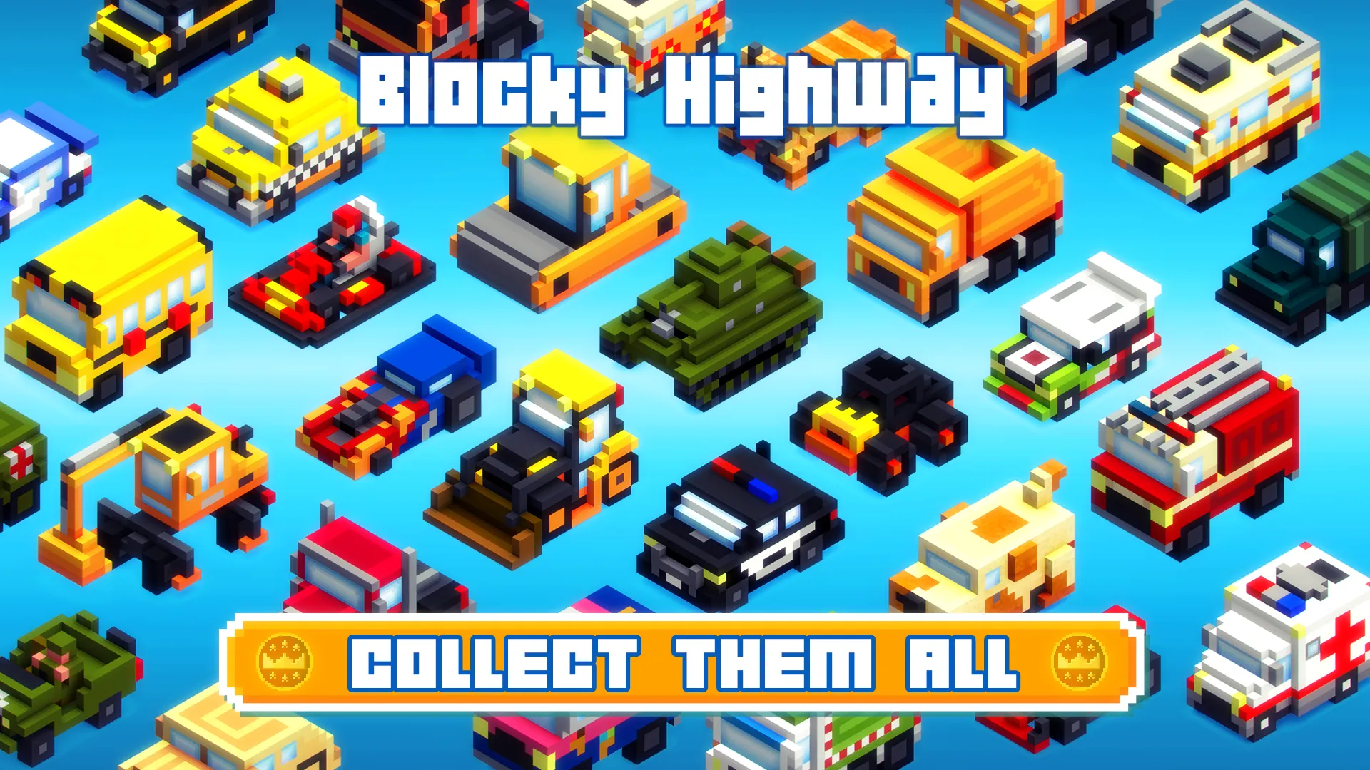 Blocky Highway: Traffic Racing v1.2.7 APK Мод (Много денег) Screenshot 3