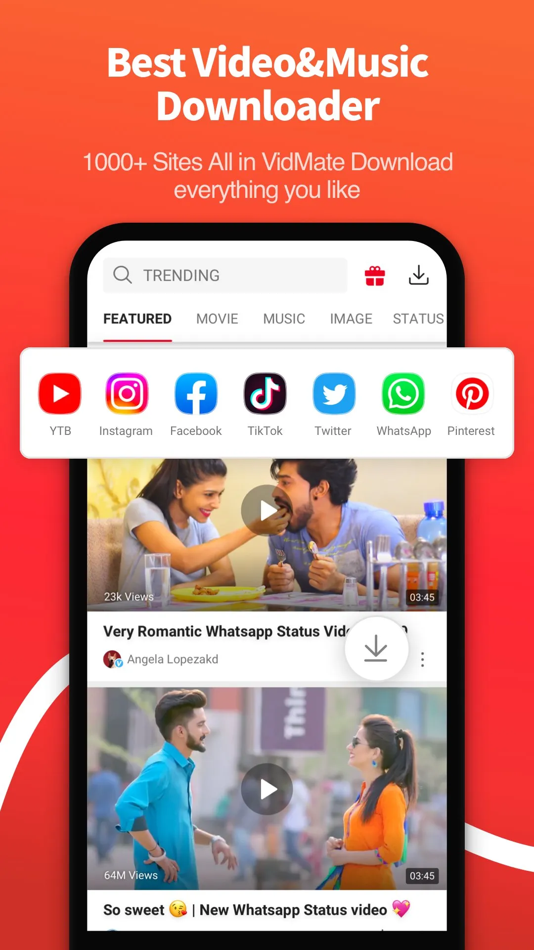 VidMate v5.3602 APK Мод (Всё открыто, Premium) Screenshot 4