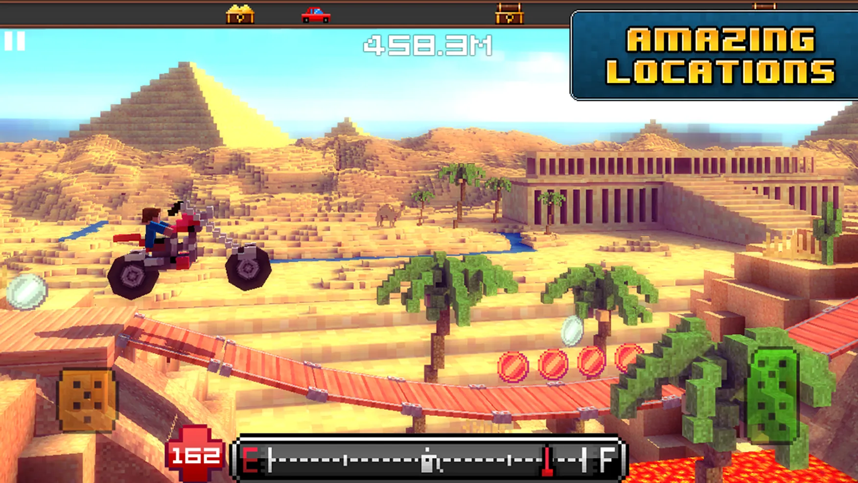 Blocky Roads [мод: много денег] Screenshot 1