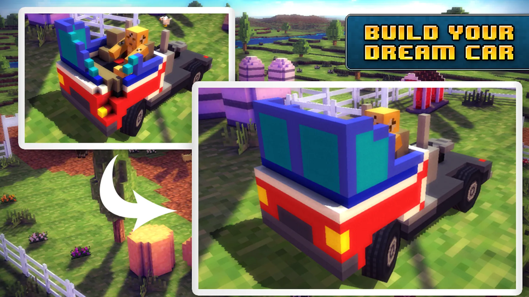Blocky Roads [мод: много денег] Screenshot 2